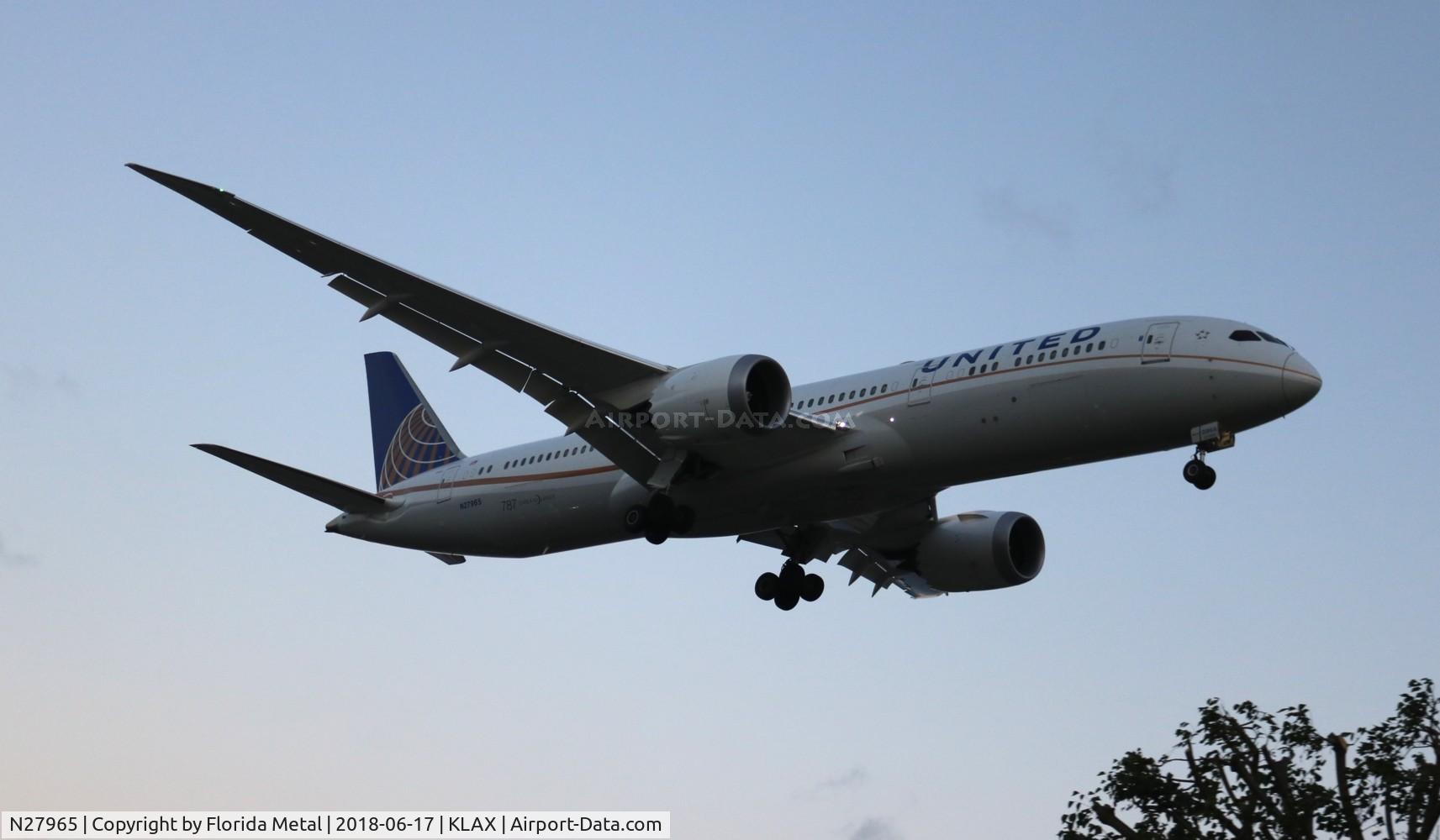 N27965, 2016 Boeing 787-9 Dreamliner C/N 37815, United