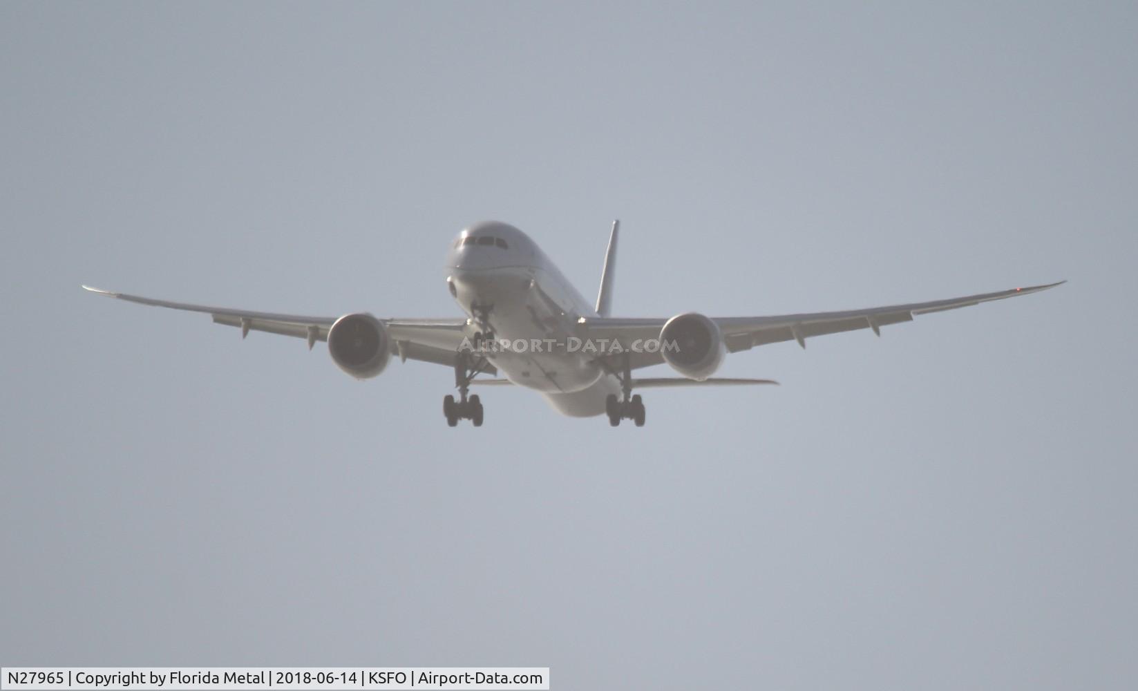 N27965, 2016 Boeing 787-9 Dreamliner C/N 37815, United