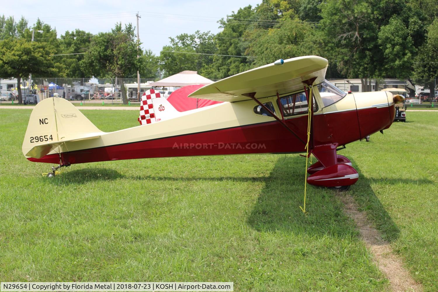 N29654, 1941 Taylorcraft BC12-65 C/N 2542, Taylorcraft BC12