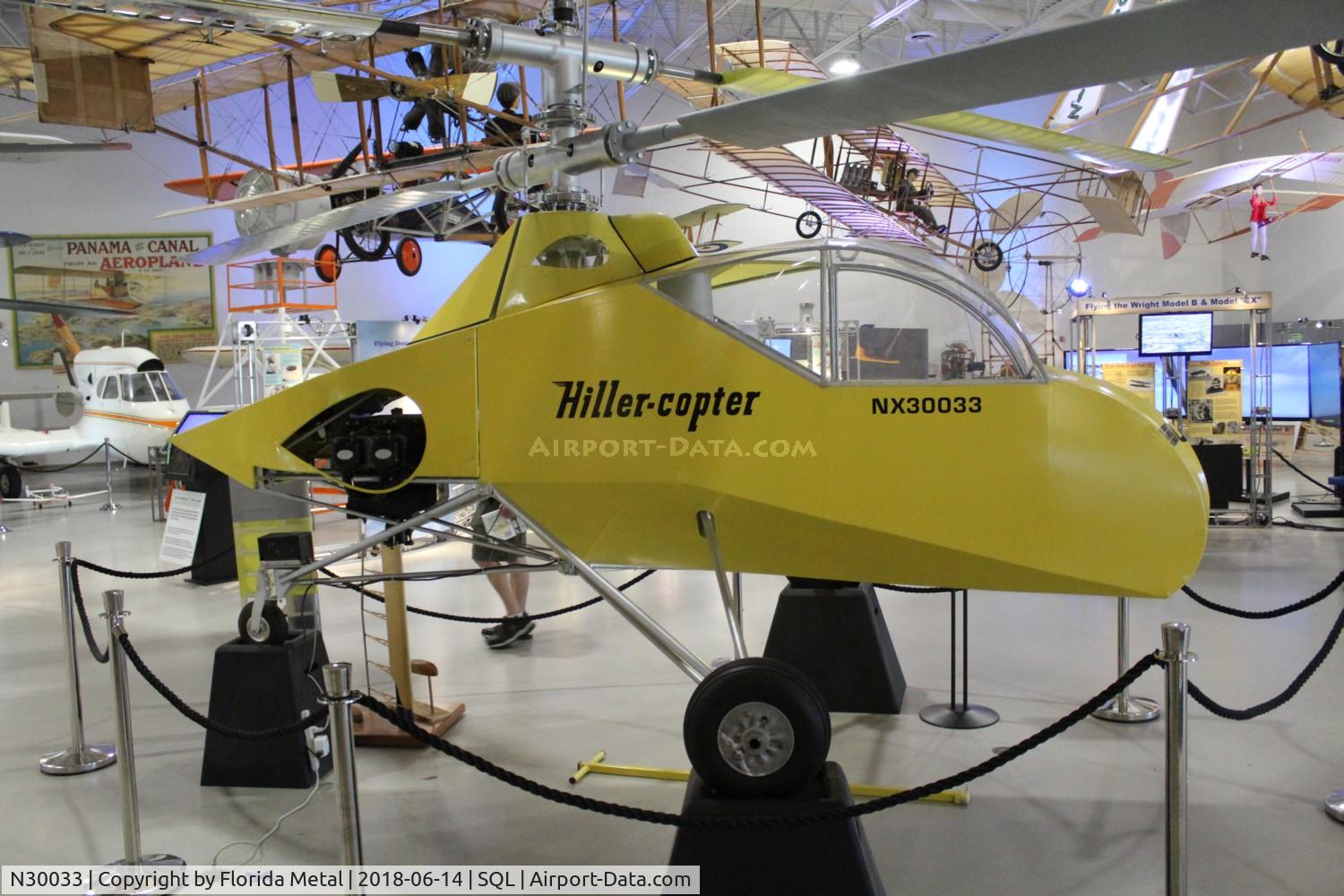 N30033, 1944 Hiller XH-44 Hiller-Copter, Hiller XH-44