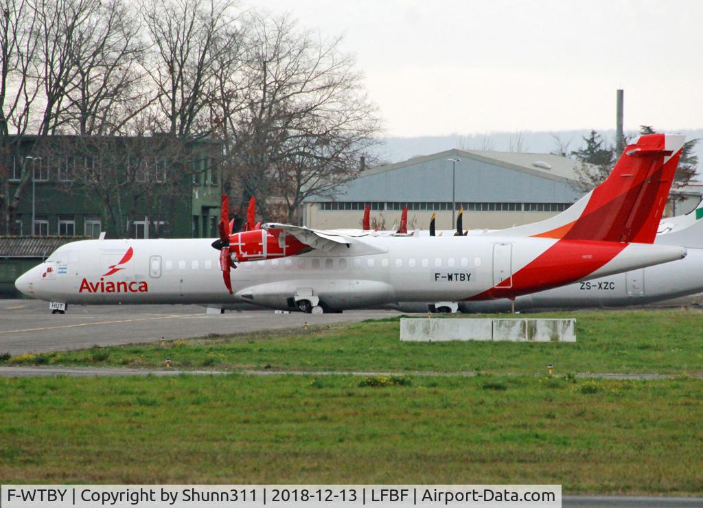 F-WTBY, 2017 ATR 72-600 C/N 1474, C/n 1474 - For Avianca Argentina as LV-HUT but ntu