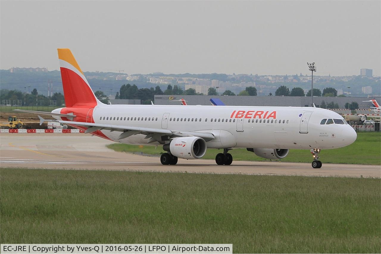 EC-JRE, 2006 Airbus A321-211 C/N 2756, Airbus A321-211, Ready to take off rwy 08, Paris-Orly Airport (LFPO-ORY)