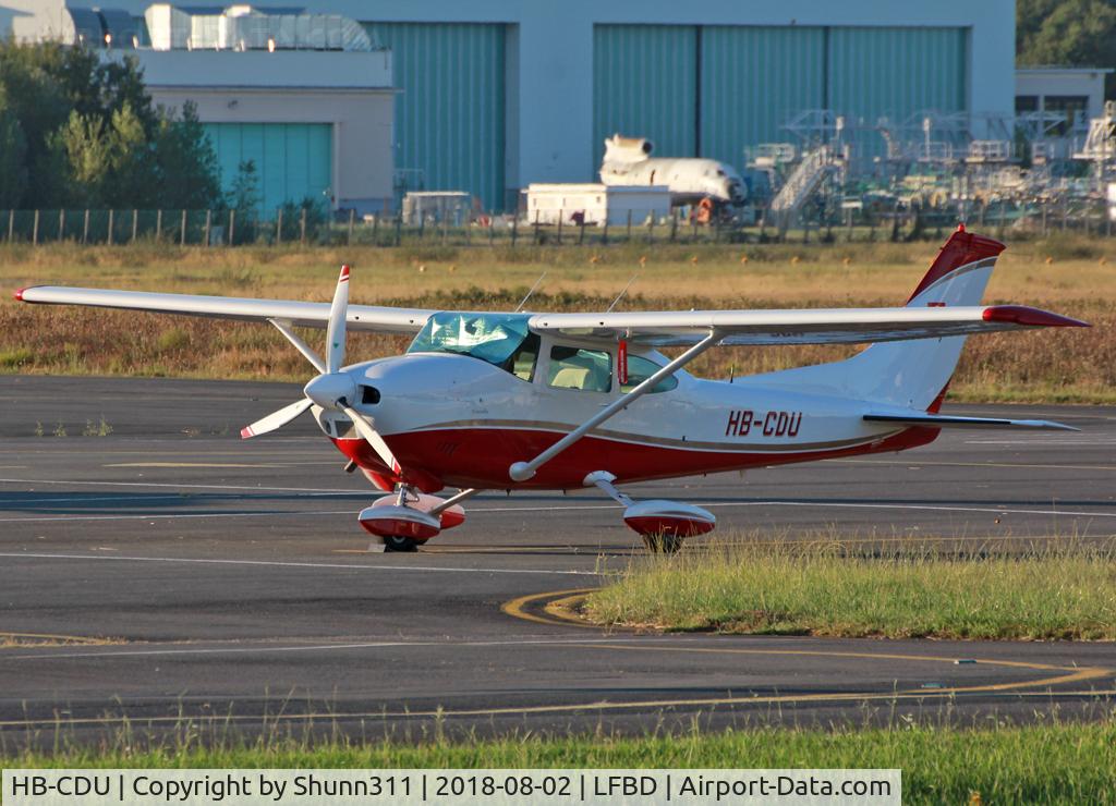HB-CDU, 1974 Cessna 182P Skylane C/N 18262790, Parked at the General Aviation area...