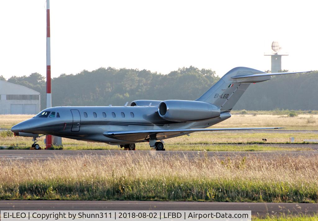 EI-LEO, 2004 Cessna 750 Citation X Citation X C/N 750-0232, Parked at the General Aviation area...