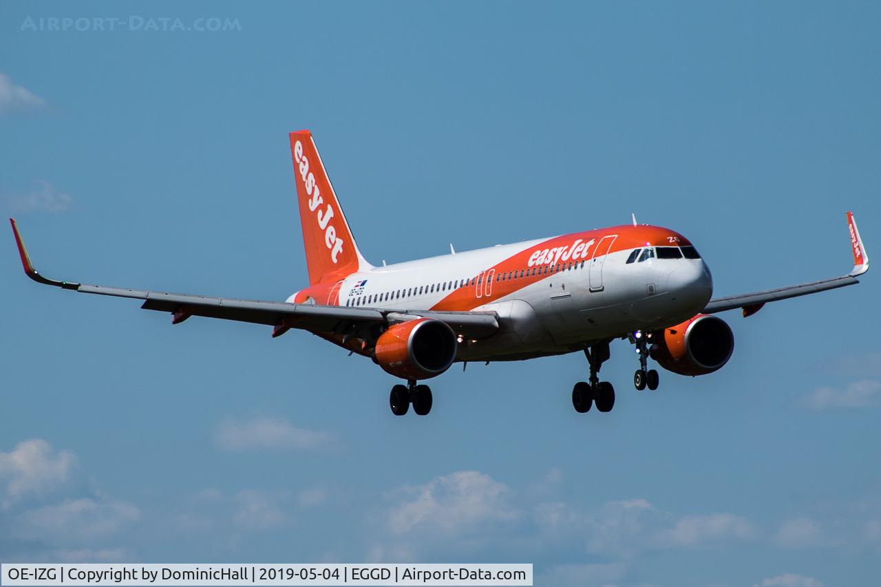 OE-IZG, 2015 Airbus A320-214 C/N 6856, Landing RWY 09