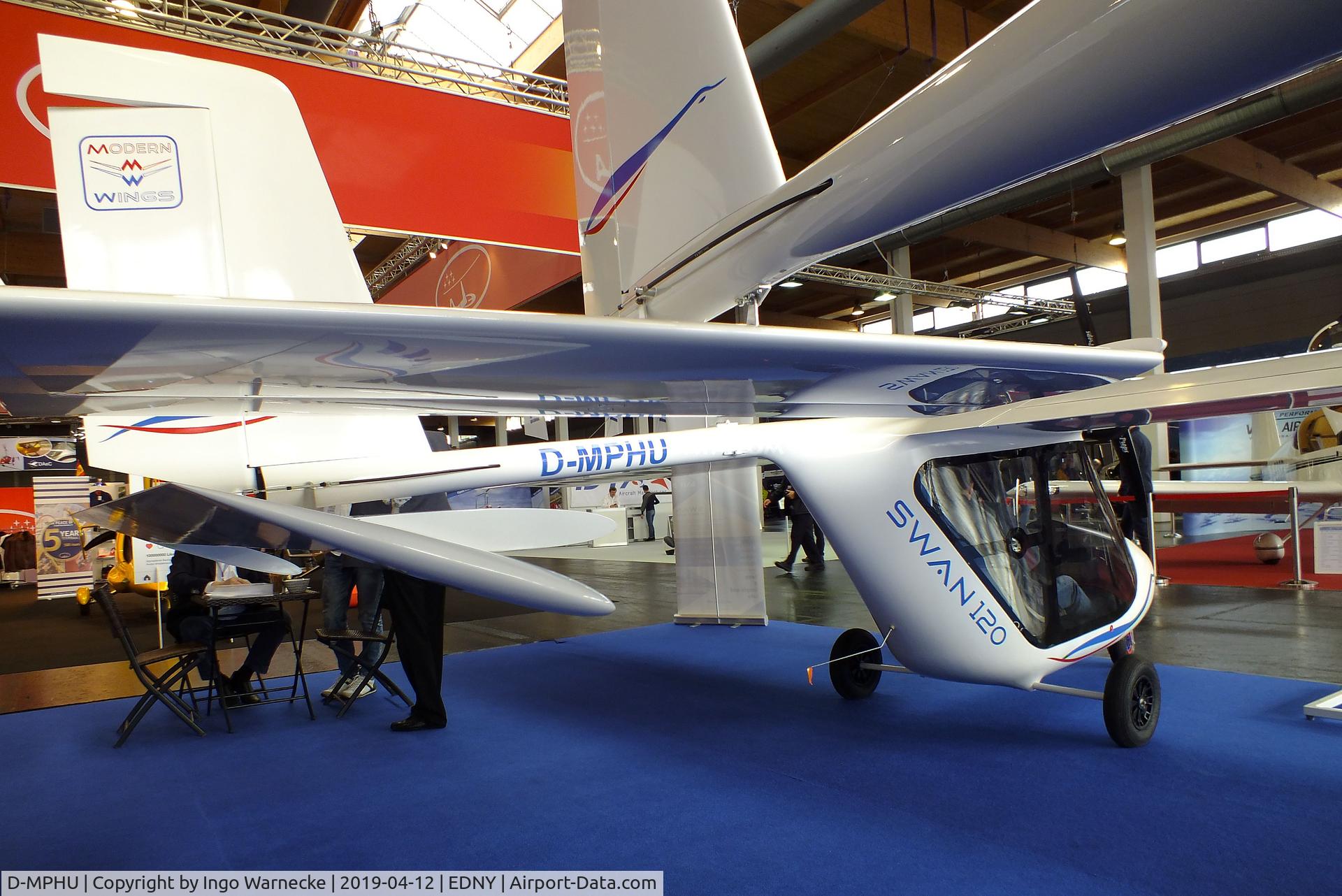 D-MPHU, Modern Wings Swan 120 C/N unknown_d-mphu, Modern Wings Swan 120 at the AERO 2019, Friedrichshafen