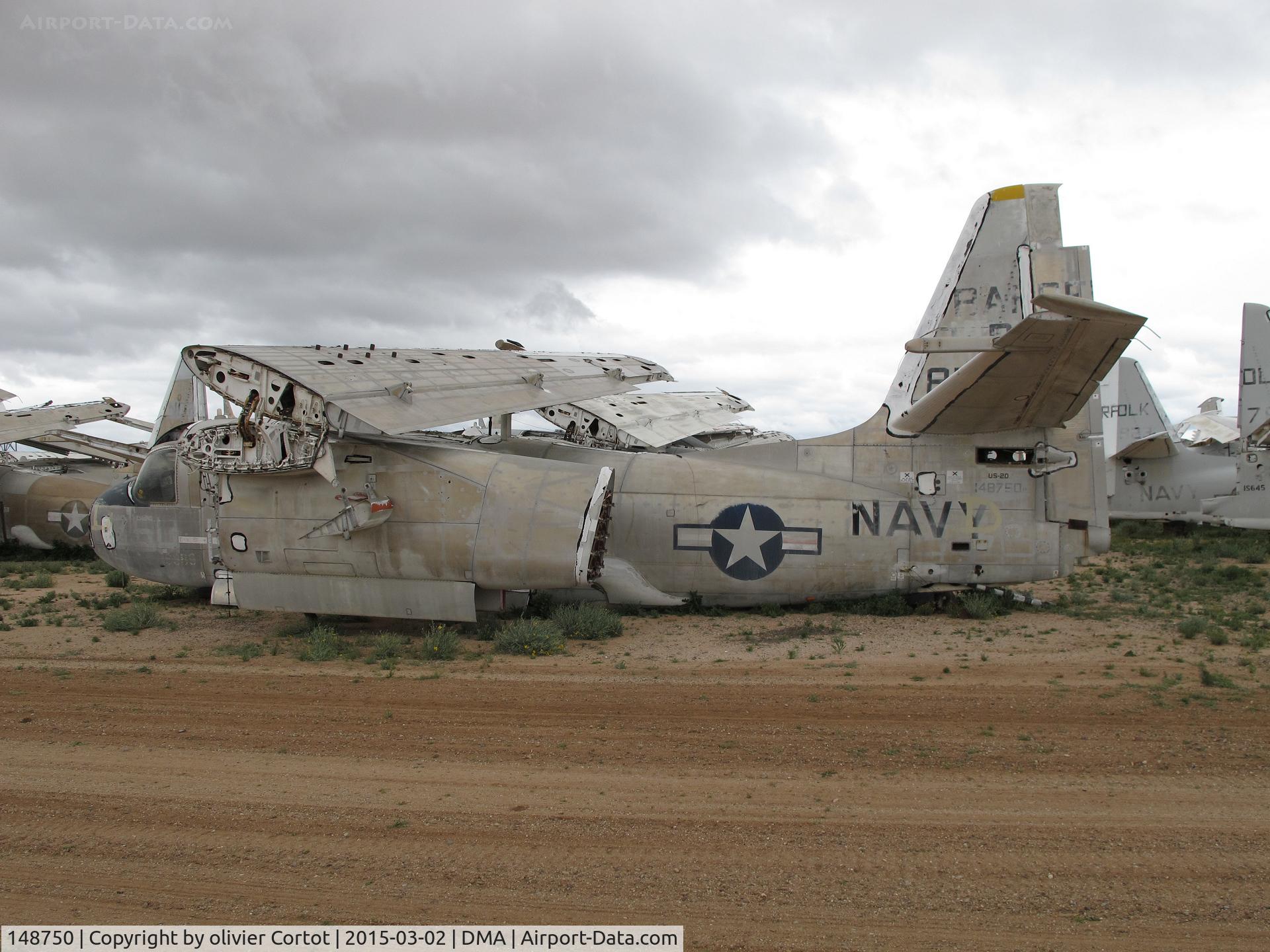 148750, Grumman US-2D Tracker C/N 69C, Tucson's scrapyard
