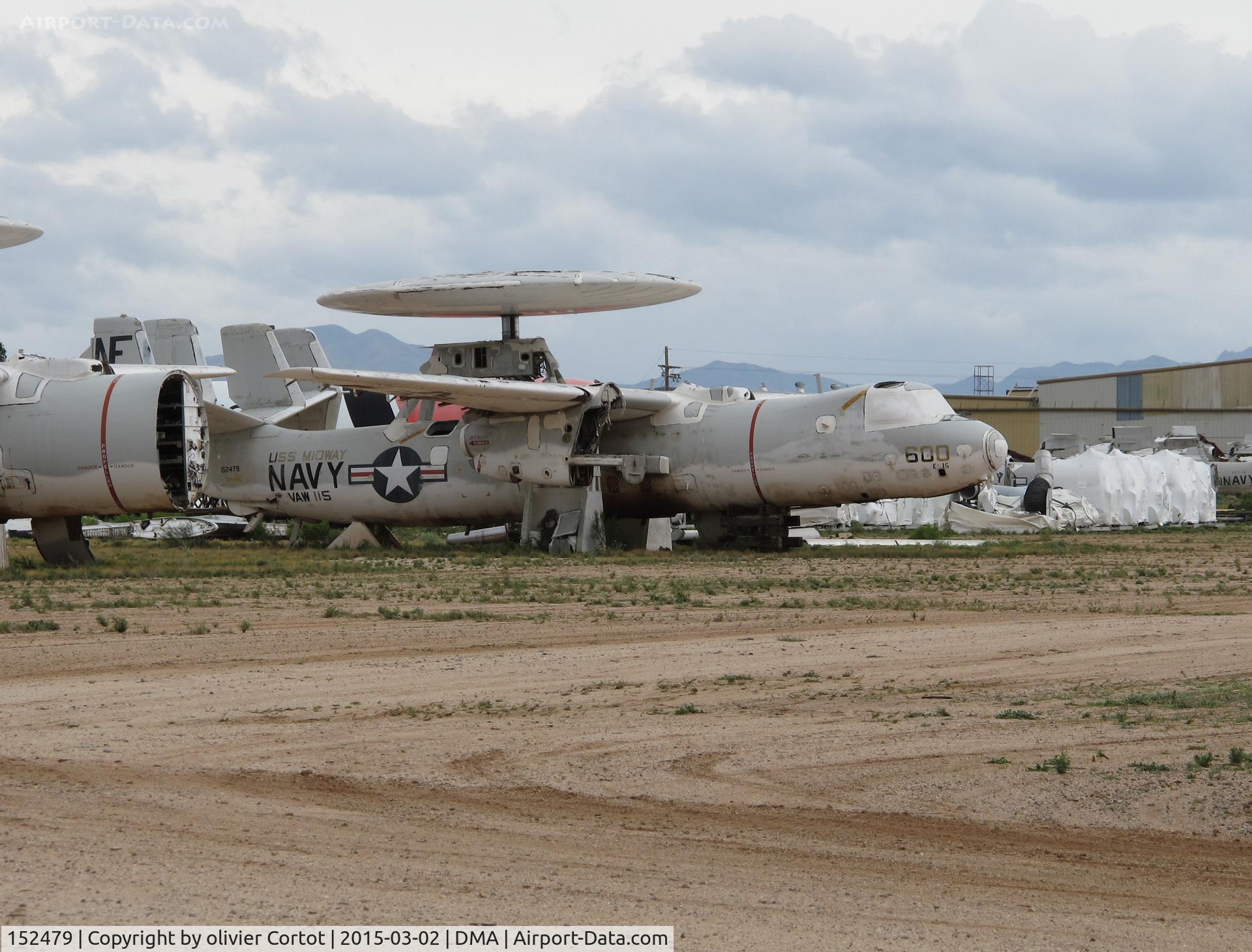 152479, Grumman E-2B Hawkeye C/N 49, Tucson's scrapyard