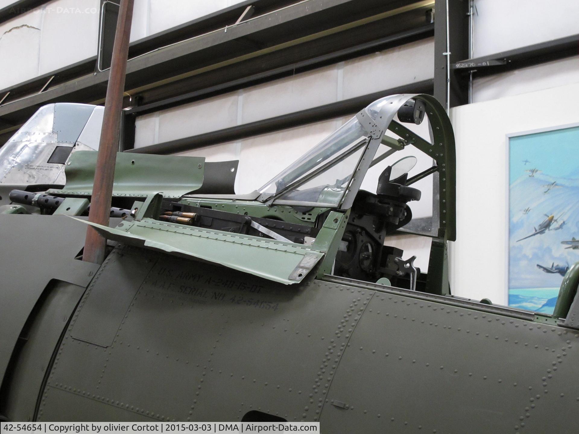 42-54654, 1942 Douglas A-24B Banshee C/N 17493, opened gun bay