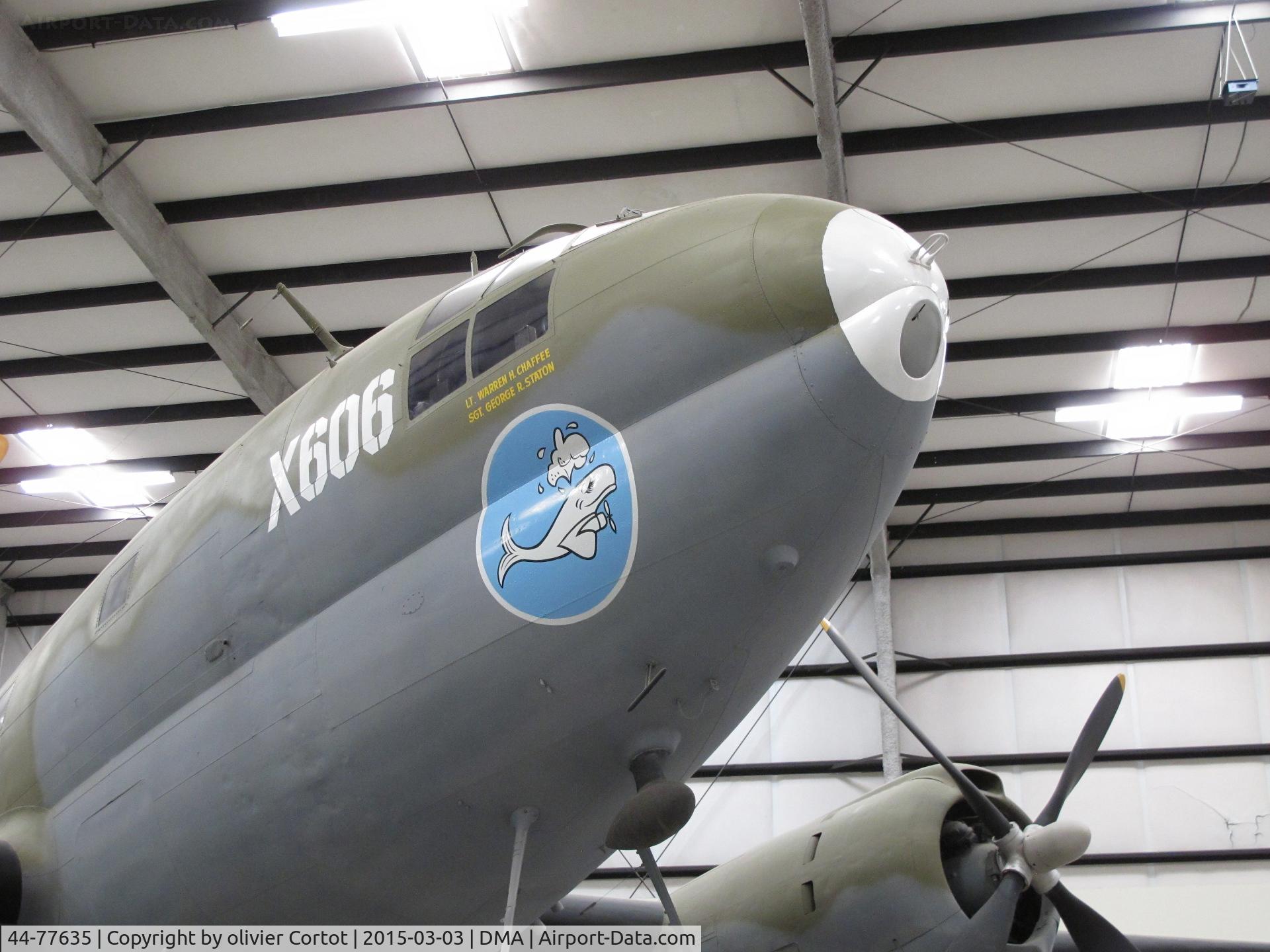 44-77635, 1944 Curtiss C-46D Commando C/N 33031, the nose art, Pima museum
