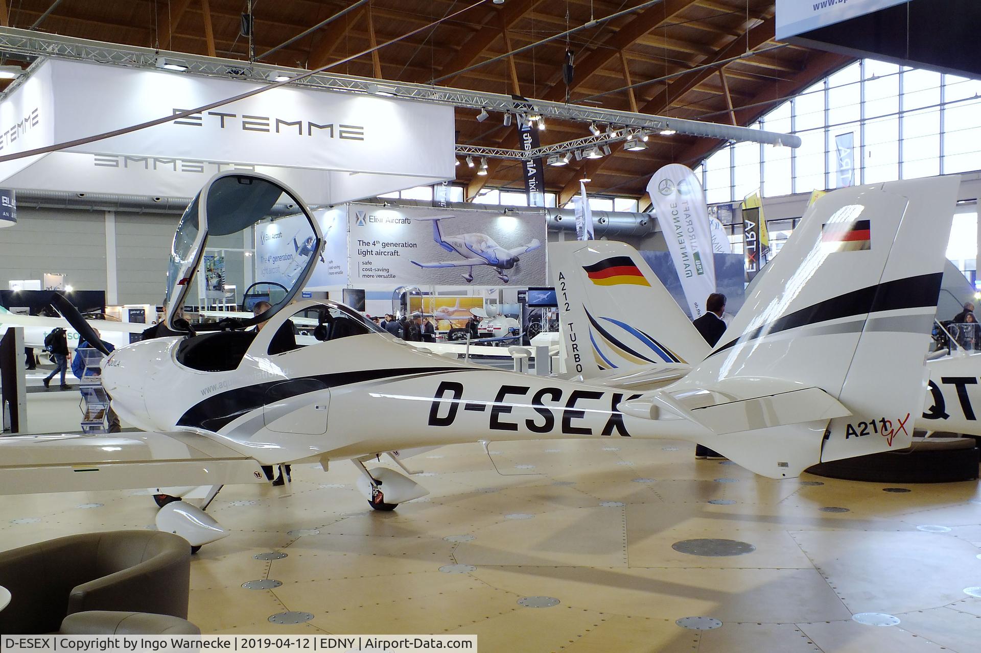 D-ESEX, 2015 Aquila A211GX C/N AT01-100C-323, Aquila A211GX at the AERO 2019, Friedrichshafen