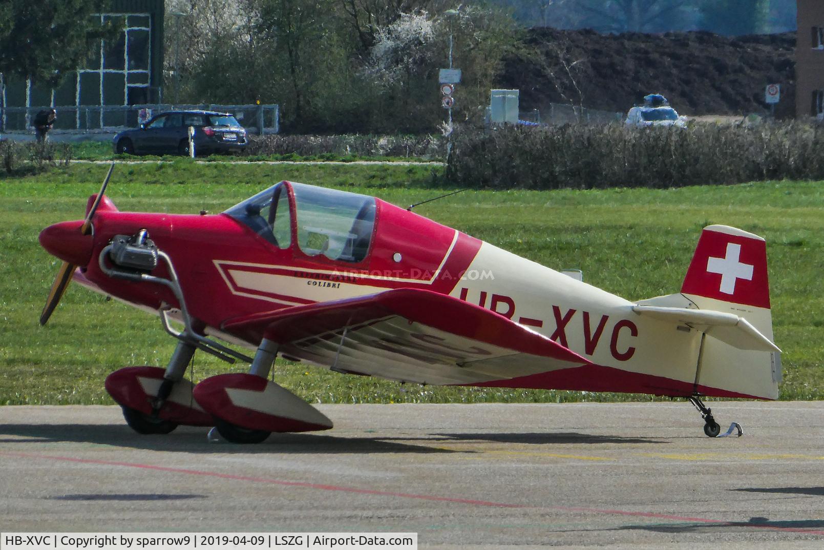 HB-XVC, 1965 Brugger MB-1Colibri C/N 1, Prototype of the Brugger Colibri range. Still registered in 2019.