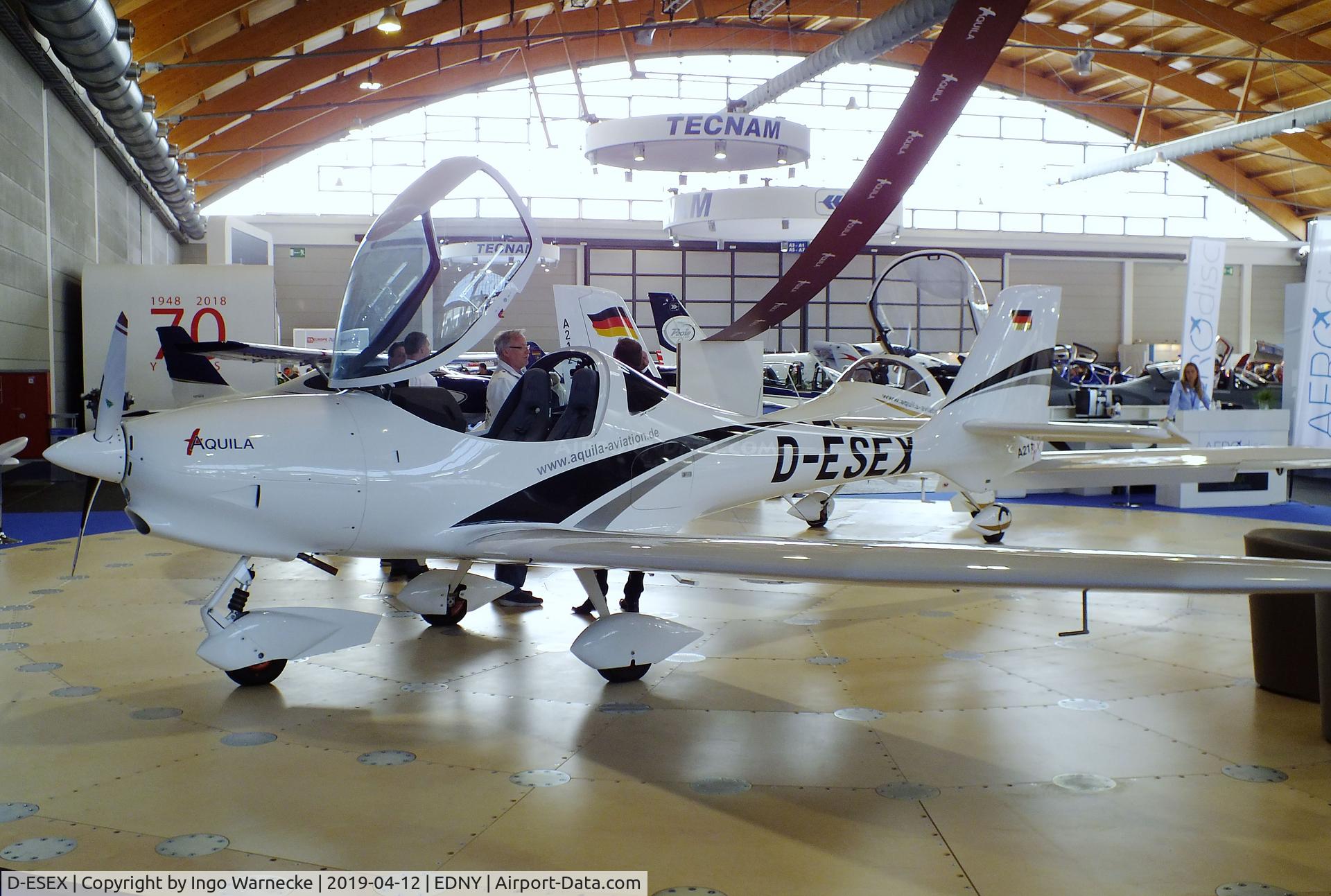 D-ESEX, 2015 Aquila A211GX C/N AT01-100C-323, Aquila A211GX at the AERO 2019, Friedrichshafen