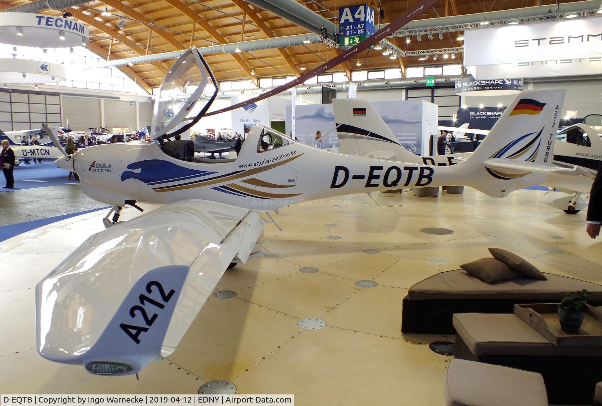 D-EQTB, 2014 Aquila A212 Turbo C/N AT01-200C-319, Aquila A212 Turbo at the AERO 2019, Friedrichshafen