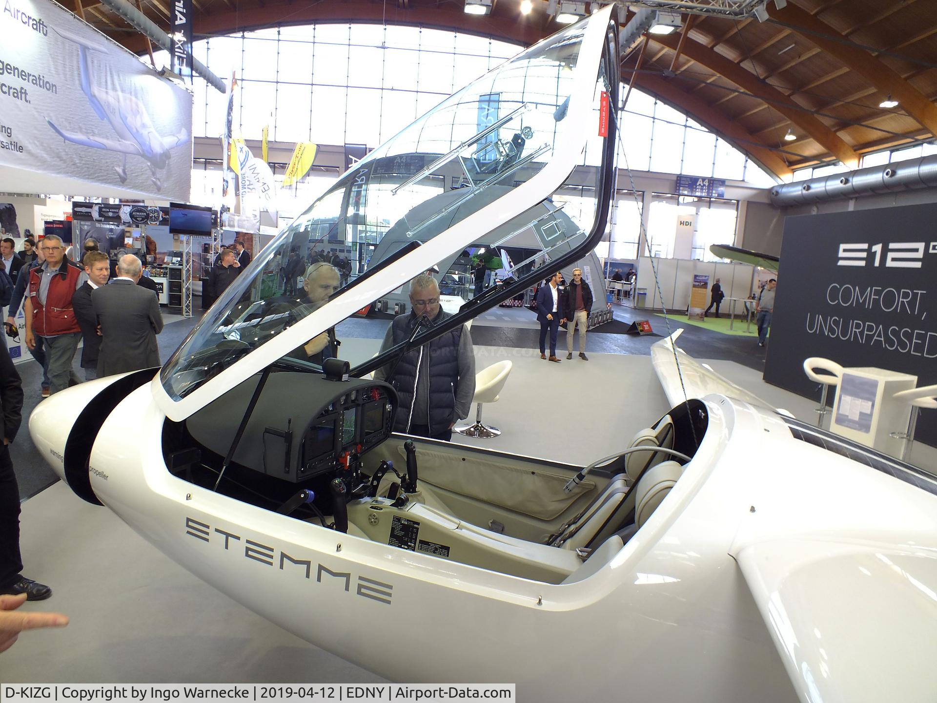 D-KIZG, Stemme S-12G Grand Tourer C/N 12-022, Stemme S-12G Grand Tourer at the AERO 2019, Friedrichshafen  #c