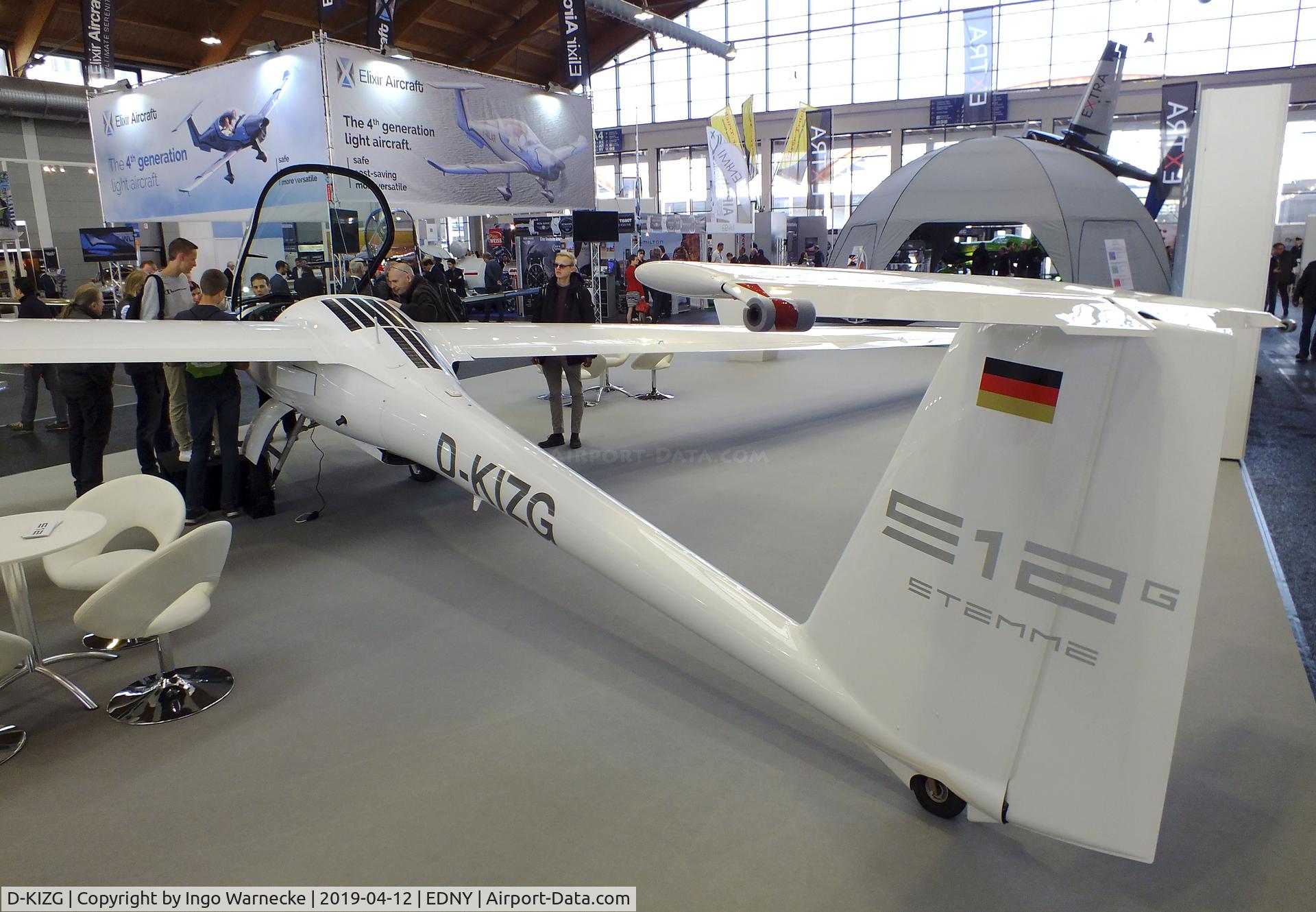 D-KIZG, Stemme S-12G Grand Tourer C/N 12-022, Stemme S-12G Grand Tourer at the AERO 2019, Friedrichshafen
