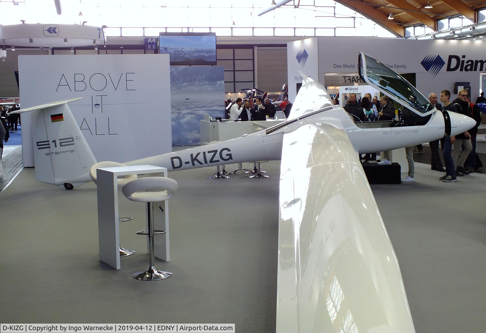 D-KIZG, Stemme S-12G Grand Tourer C/N 12-022, Stemme S-12G Grand Tourer at the AERO 2019, Friedrichshafen