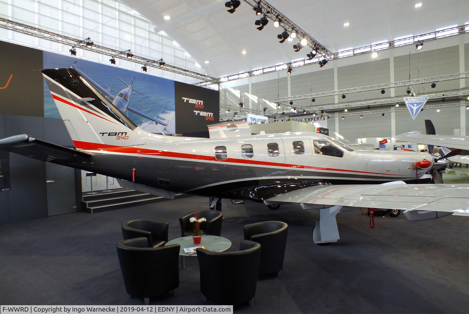F-WWRD, 2019 Daher TBM-940 C/N Not found F-WWRD, Daher-Socata TBM-940 at the AERO 2019, Friedrichshafen