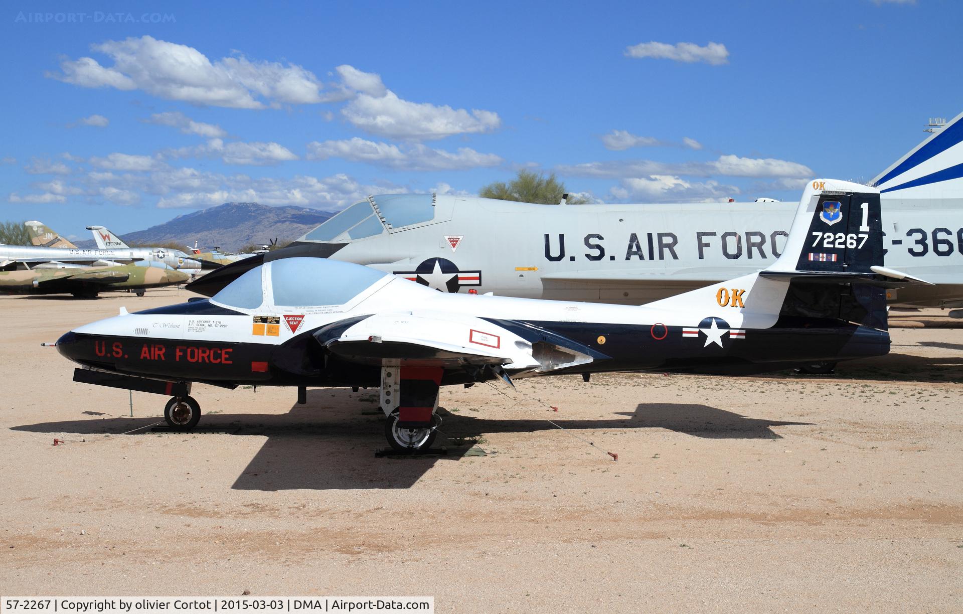 57-2267, 1957 Cessna OT-37B Tweety Bird C/N 40200, Pima museum