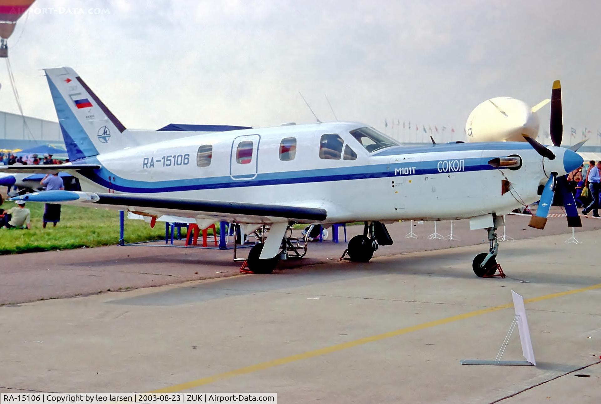 RA-15106, 2001 Myasishchev M-101T Sokol C/N 15 01 006, Zhukovsky 23.8.2003