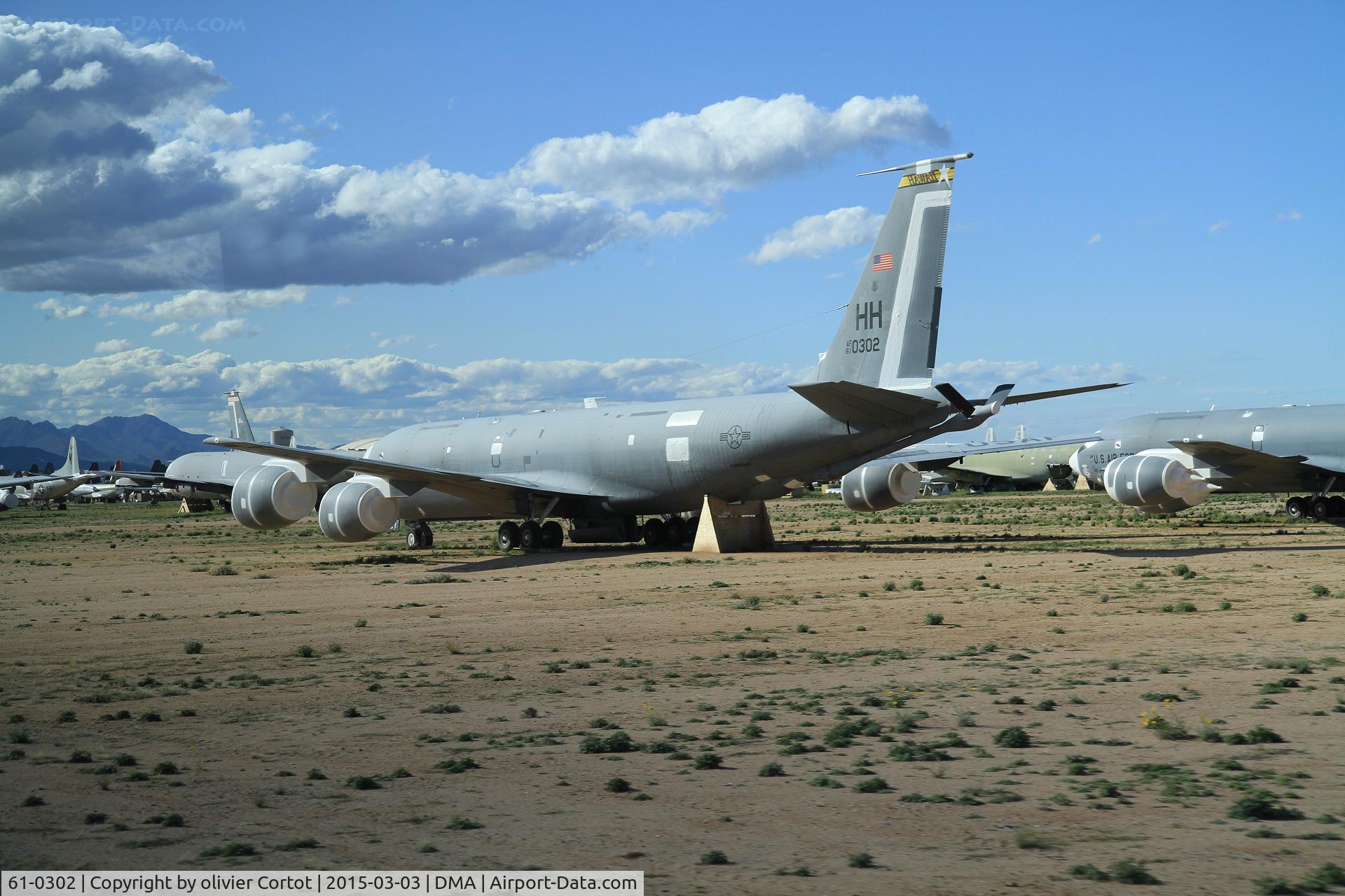 61-0302, 1961 Boeing KC-135R Stratotanker C/N 18209, Boneyard 2015