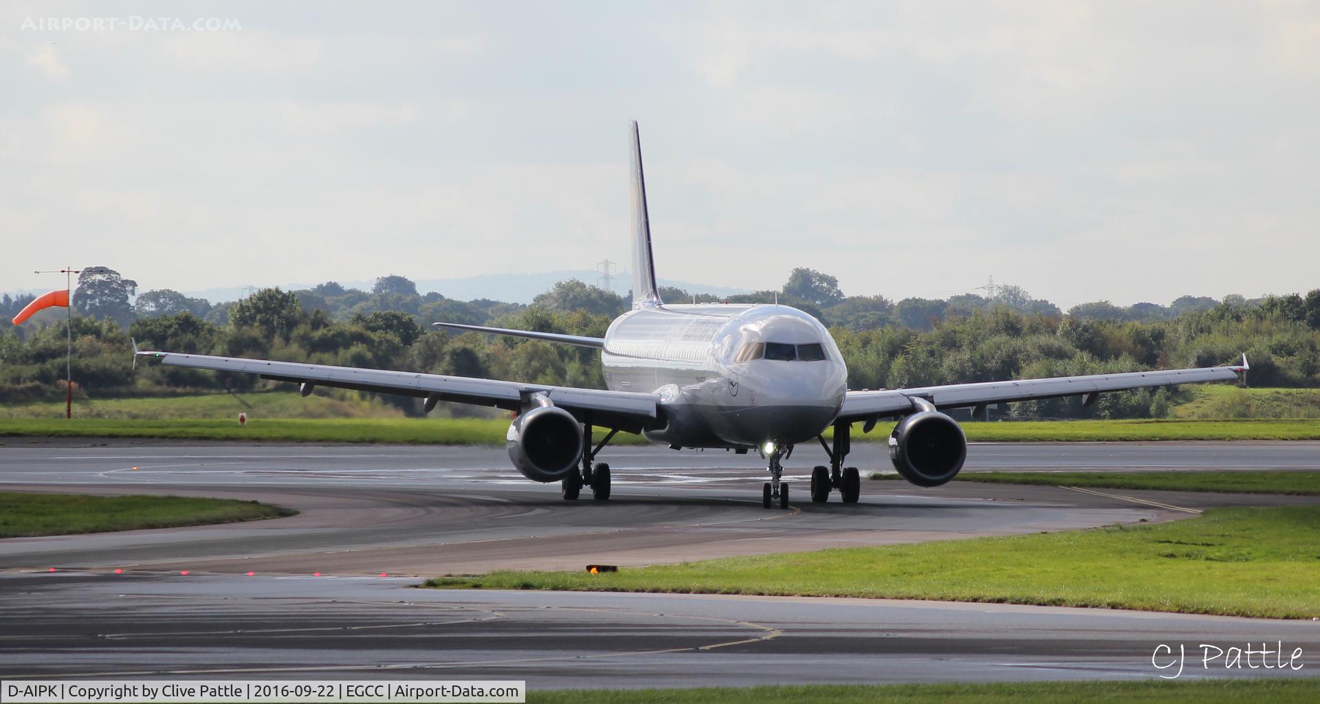 D-AIPK, 1989 Airbus A320-211 C/N 0093, @ EGCC