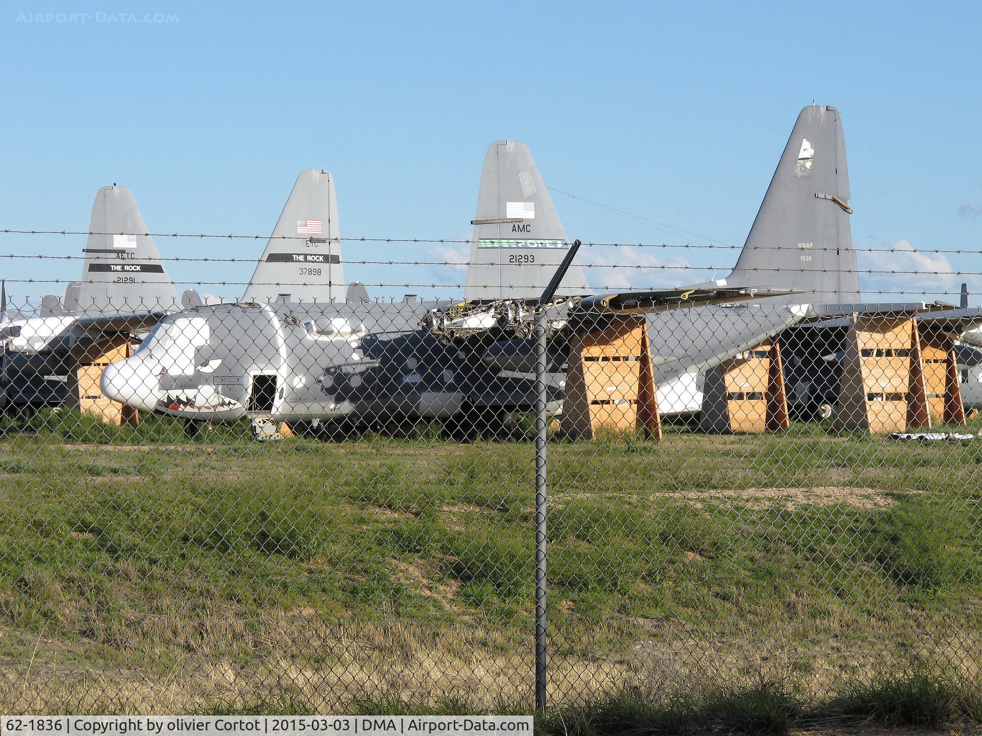 62-1836, 1962 Lockheed EC-130E Hercules C/N 382-3799, nice sharkmouth !