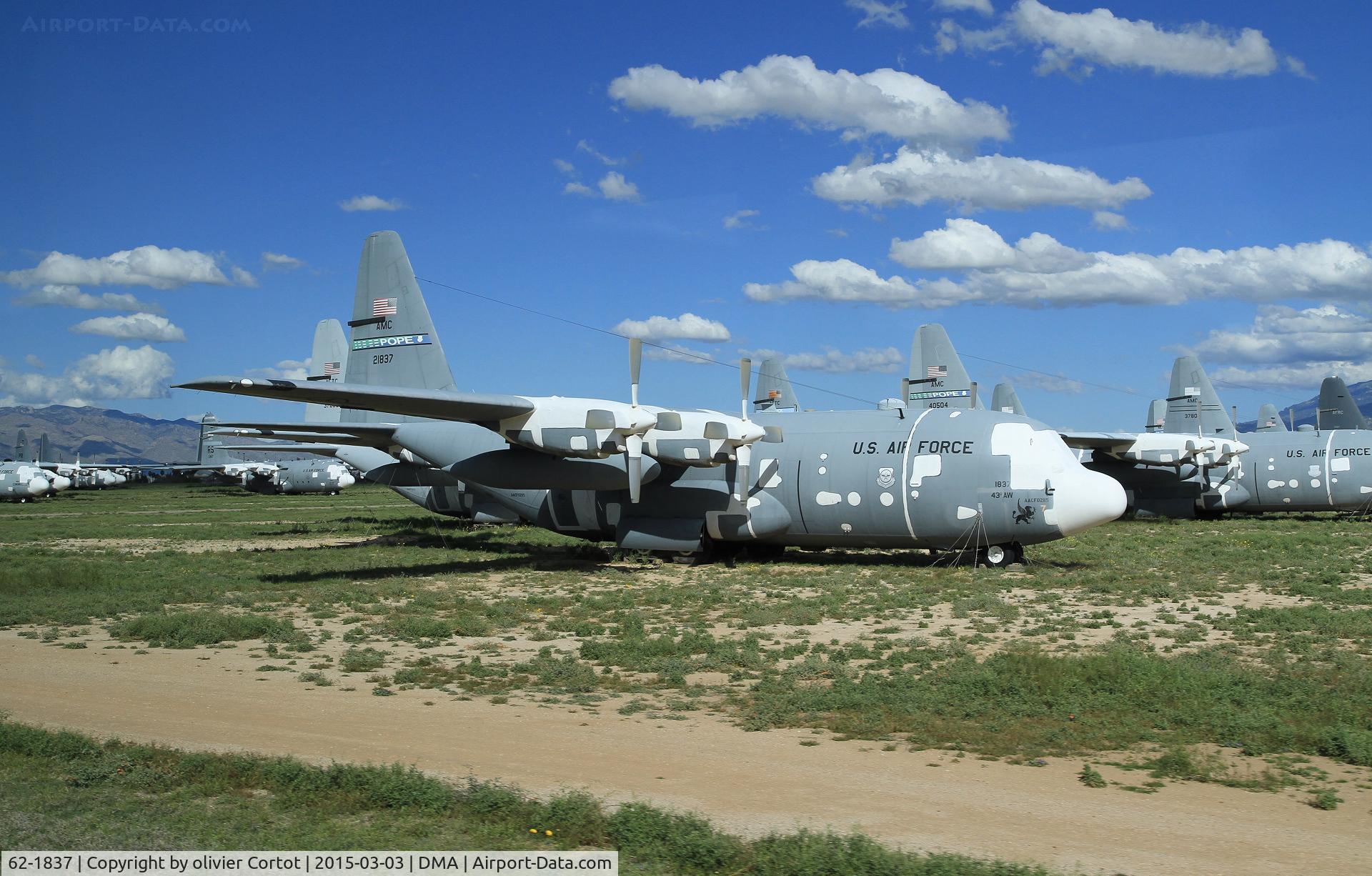 62-1837, 1962 Lockheed C-130E Hercules C/N 382-3800, boneyard 2015