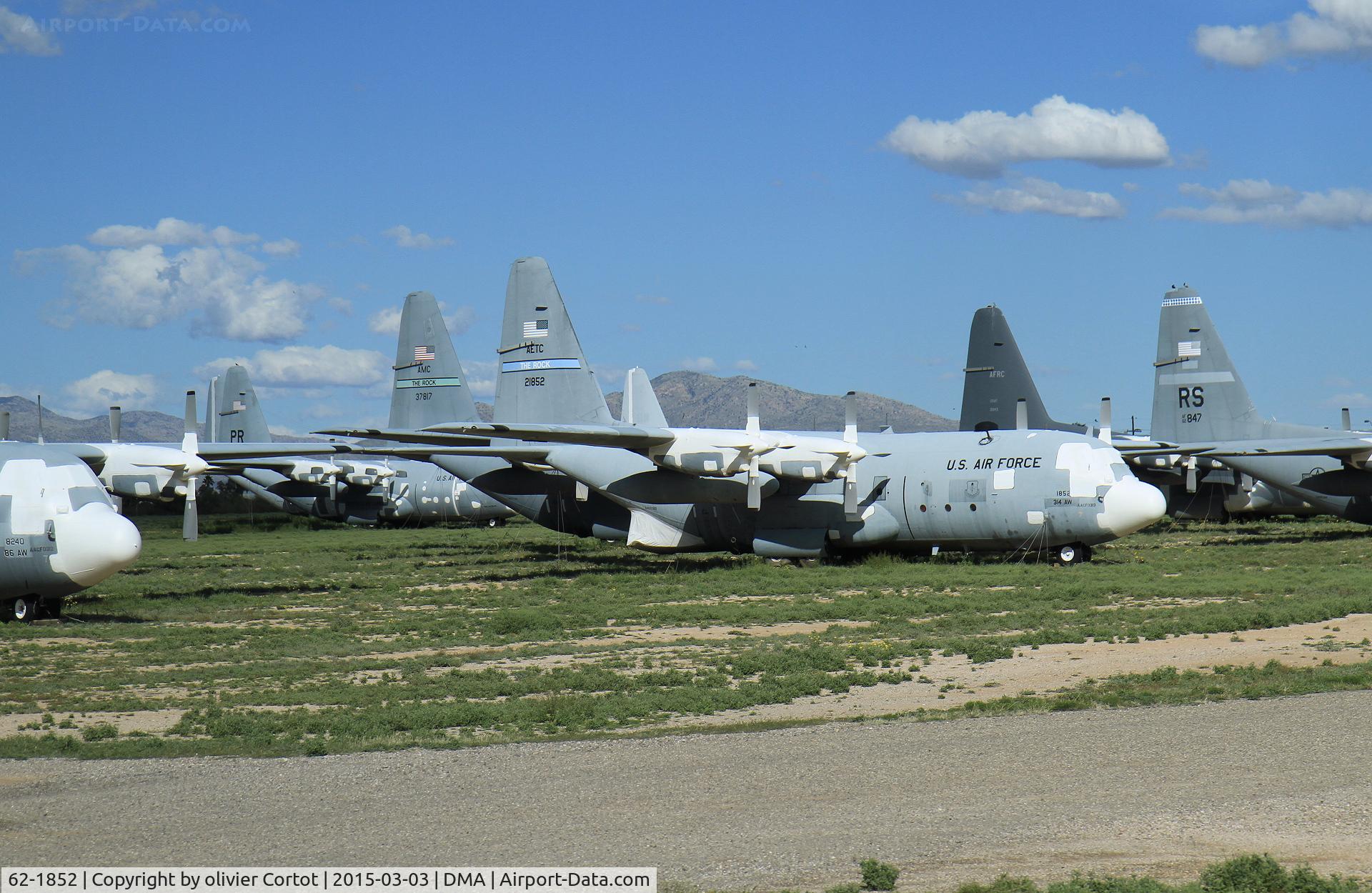 62-1852, 1962 Lockheed C-130E-LM Hercules C/N 382-3816, boneyard 2015