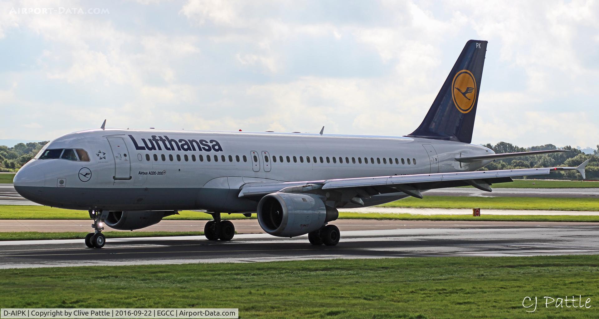 D-AIPK, 1989 Airbus A320-211 C/N 0093, @ EGCC