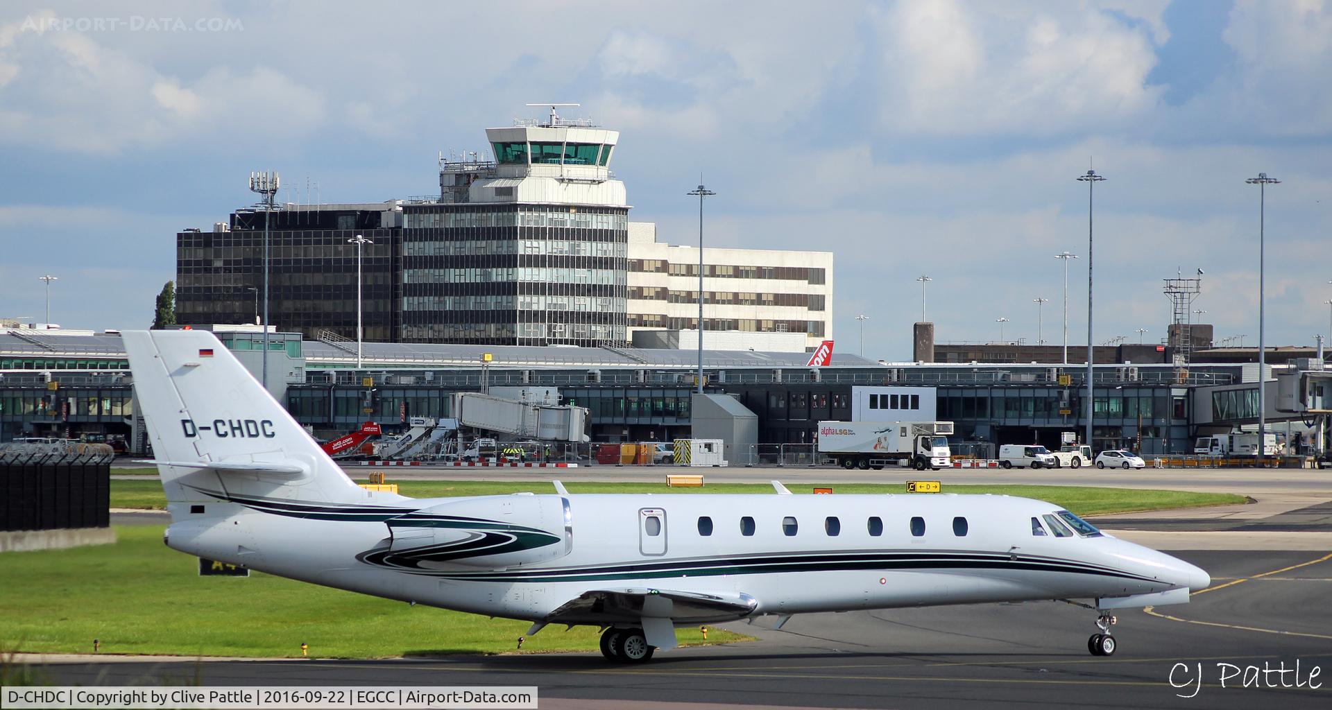 D-CHDC, 2007 Cessna 680 Citation Sovereign C/N 680-0150, @ EGCC