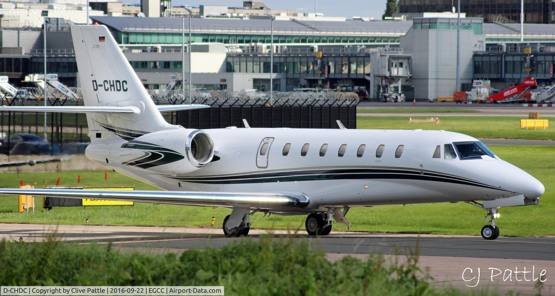 D-CHDC, 2007 Cessna 680 Citation Sovereign C/N 680-0150, @ EGCC