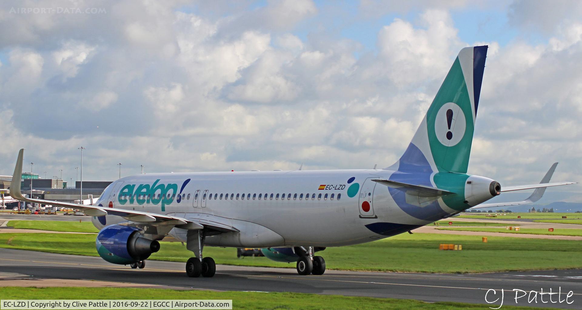 EC-LZD, 2013 Airbus A320-214 C/N 5642, @ EGCC