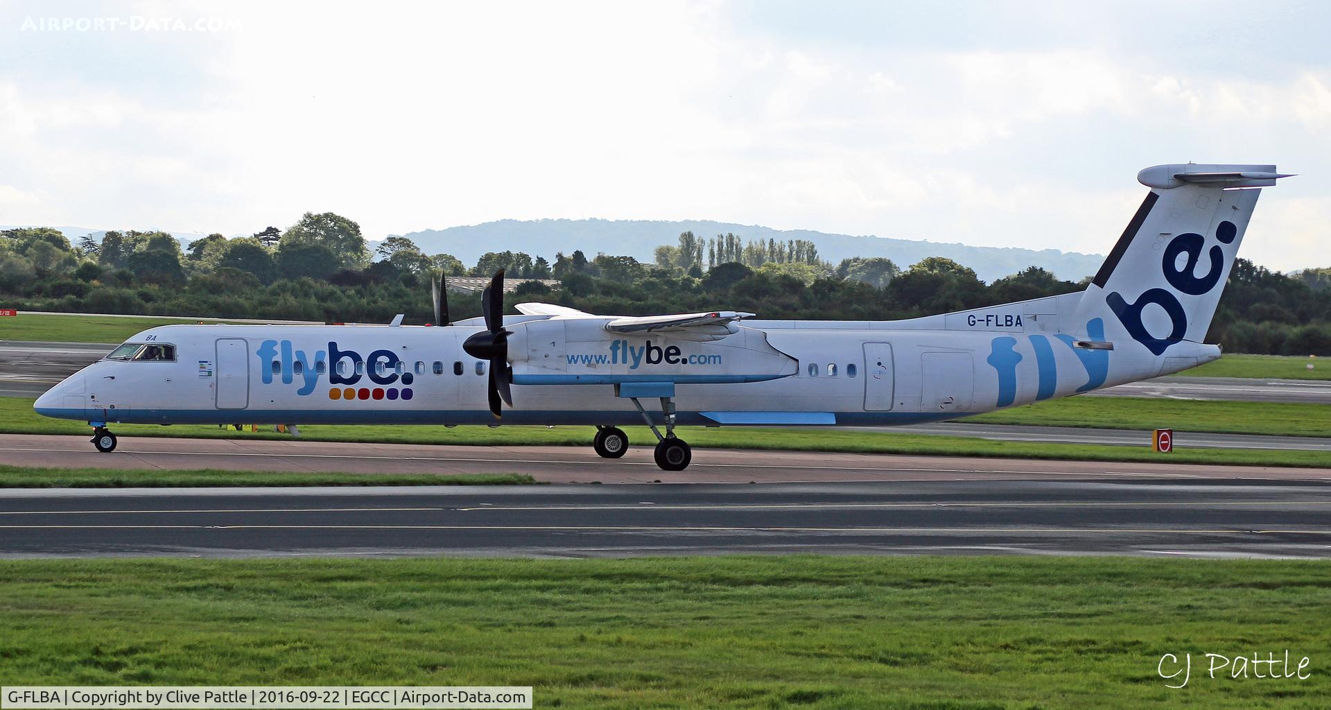 G-FLBA, 2009 De Havilland Canada DHC-8-402Q Dash 8 C/N 4253, @ EGCC