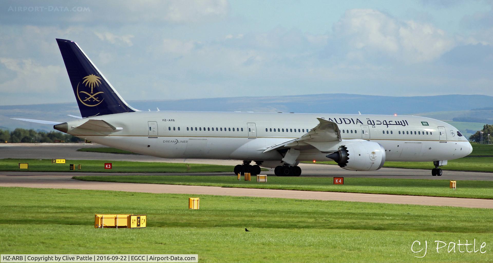 HZ-ARB, 2015 Boeing 787-9 Dreamliner C/N 41545, @ EGCC
