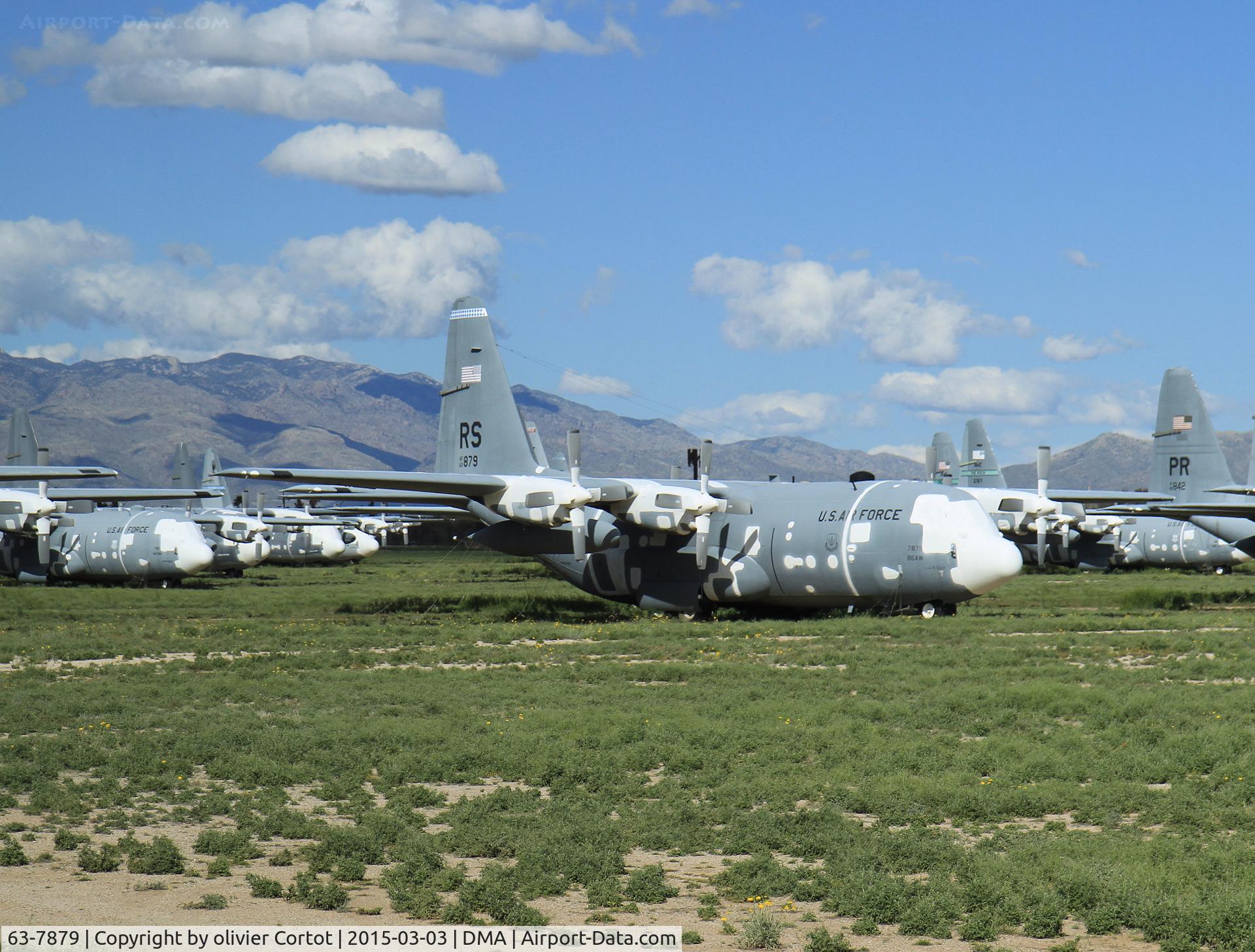63-7879, 1963 Lockheed C-130E-LM Hercules Hercules C/N 382-3950, boneyard 2015