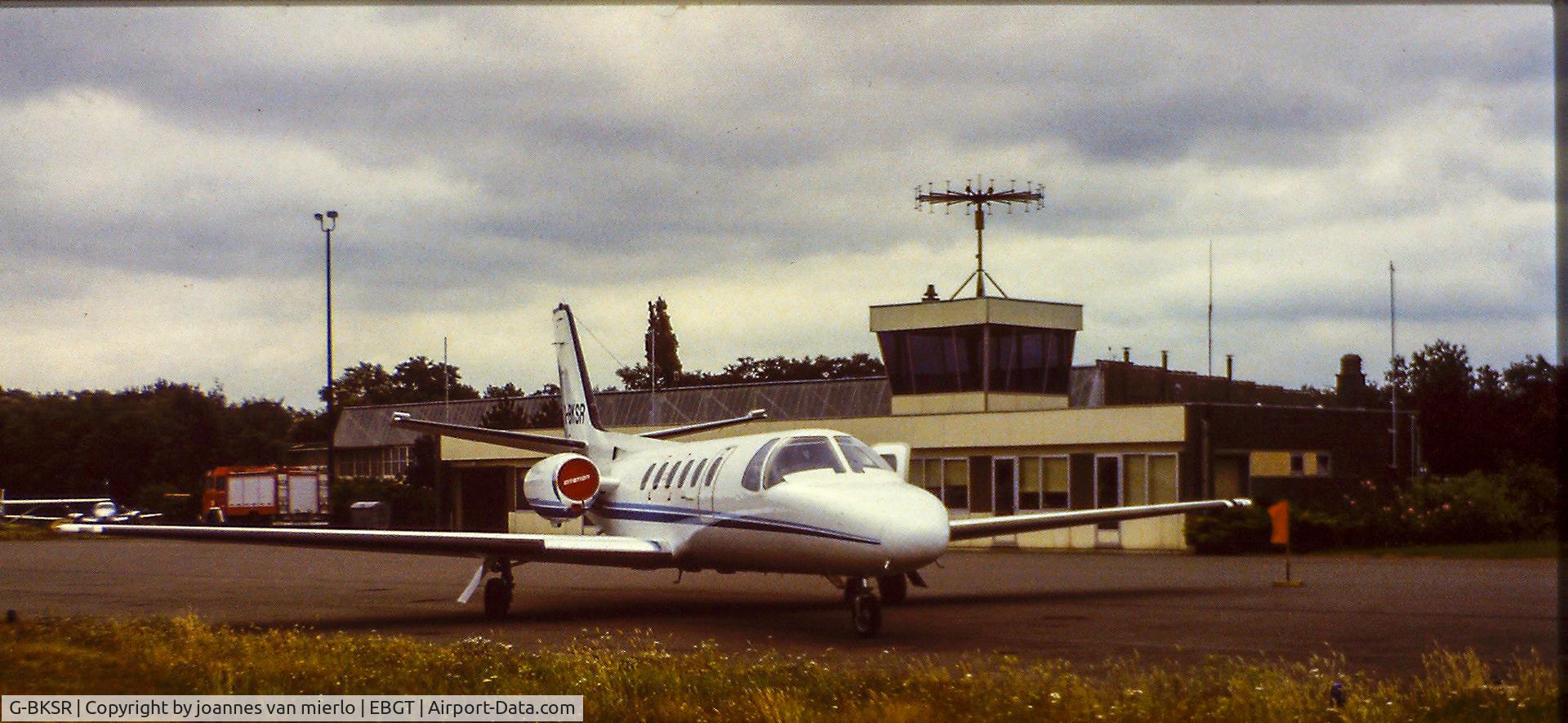 G-BKSR, 1983 Cessna 550 Citation II C/N 550-0469, At  Ghent, Belgium, a long time ago closed airfield of which no trace anymore