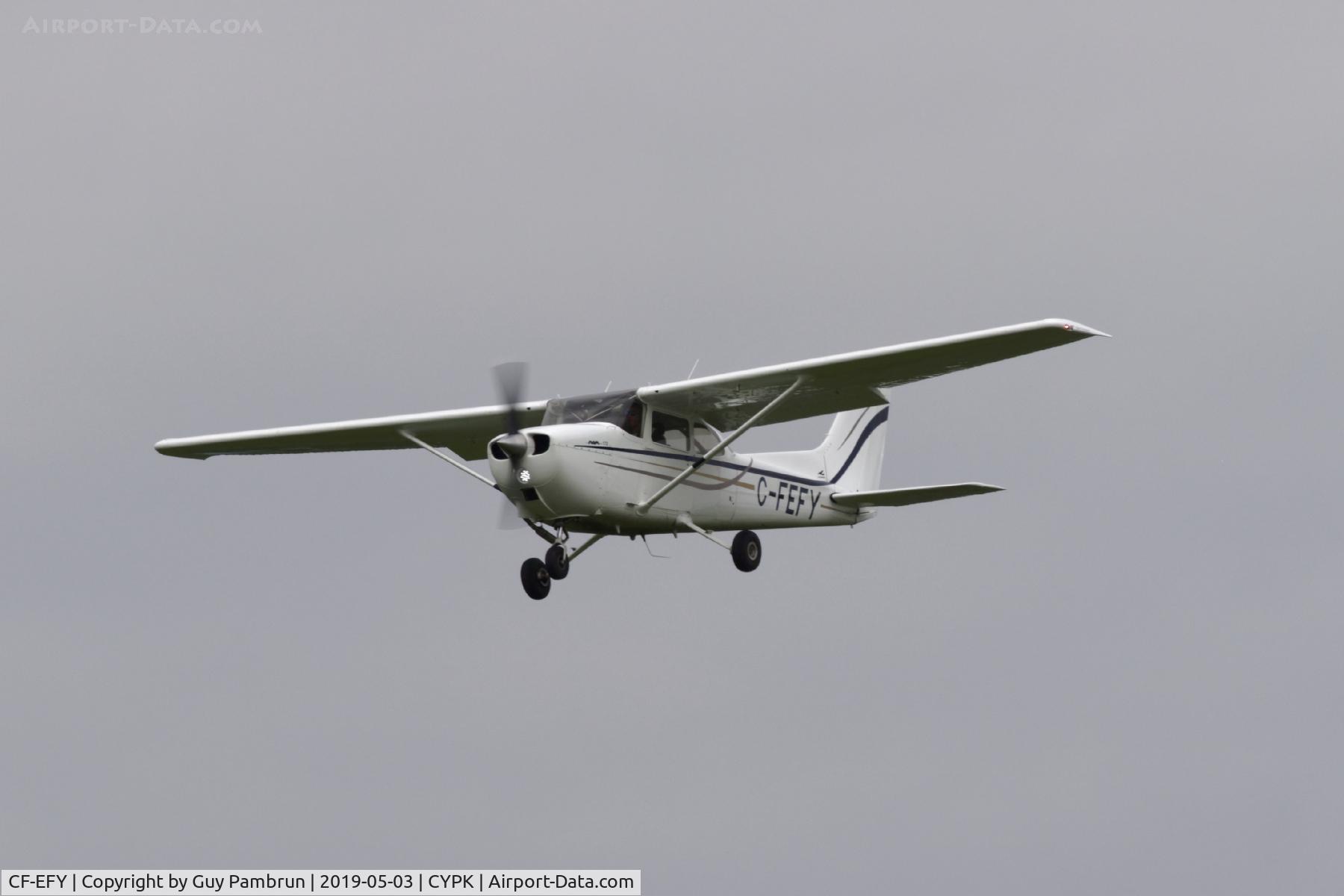 CF-EFY, 1973 Cessna 172M C/N 17261844, Landing