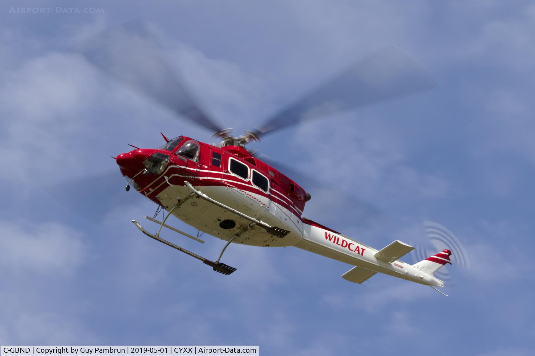 C-GBND, 1990 Bell 412 C/N 36007, Landing