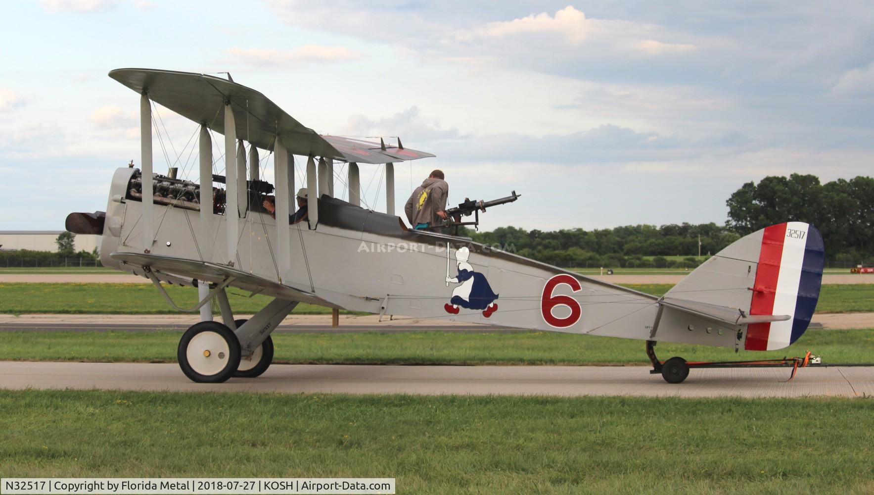 N32517, 1917 Airco/de Havilland DH-4 C/N 12459, De Havilland DH-4