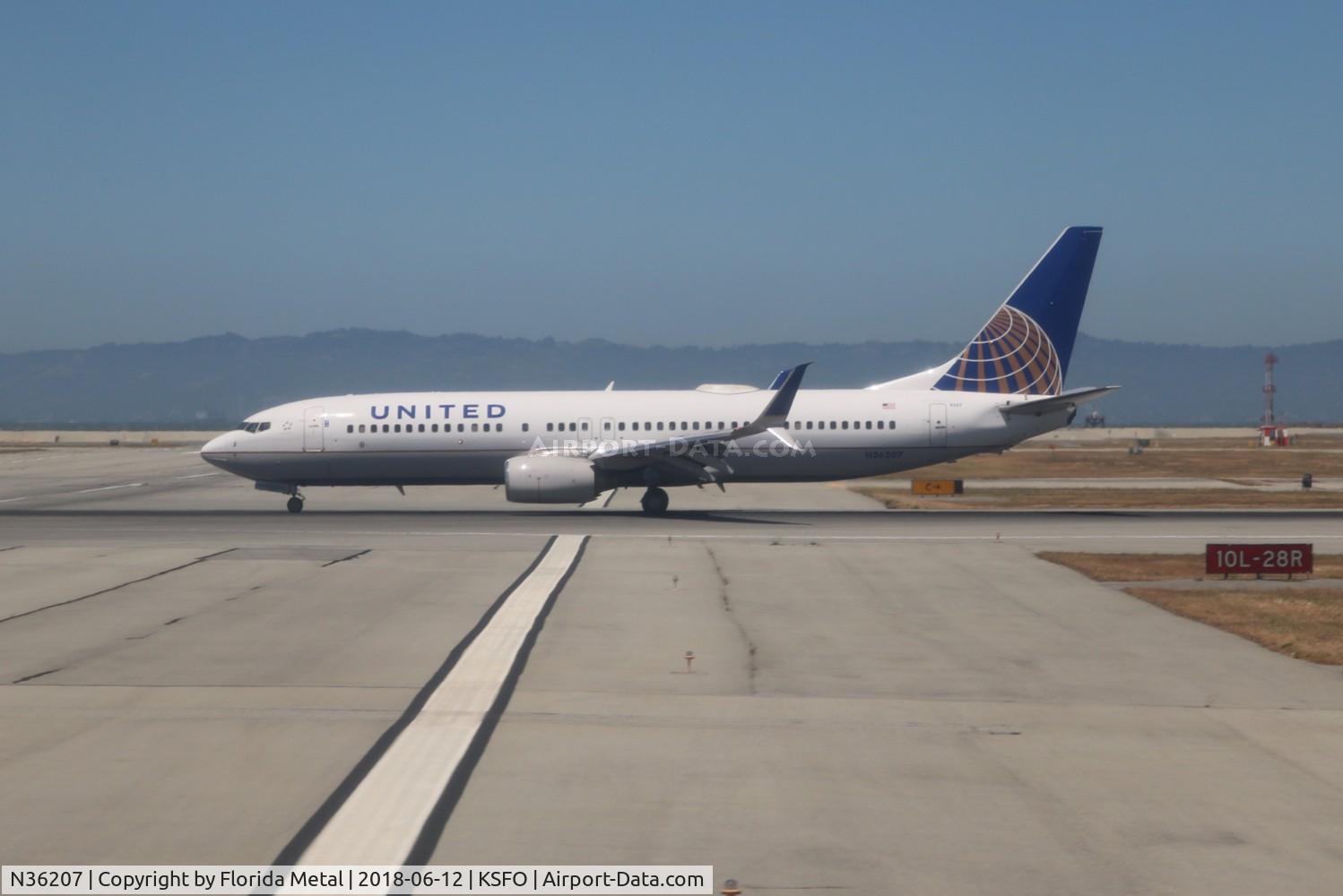 N36207, 2000 Boeing 737-824 C/N 30579, United