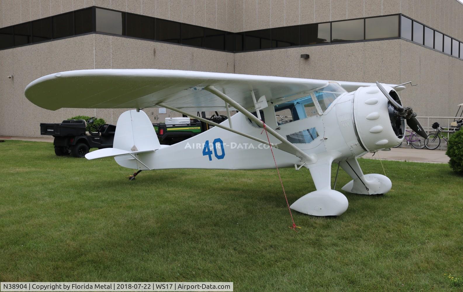 N38904, 1941 Monocoupe 90AW C/N A-827, Monocoupe 90AW