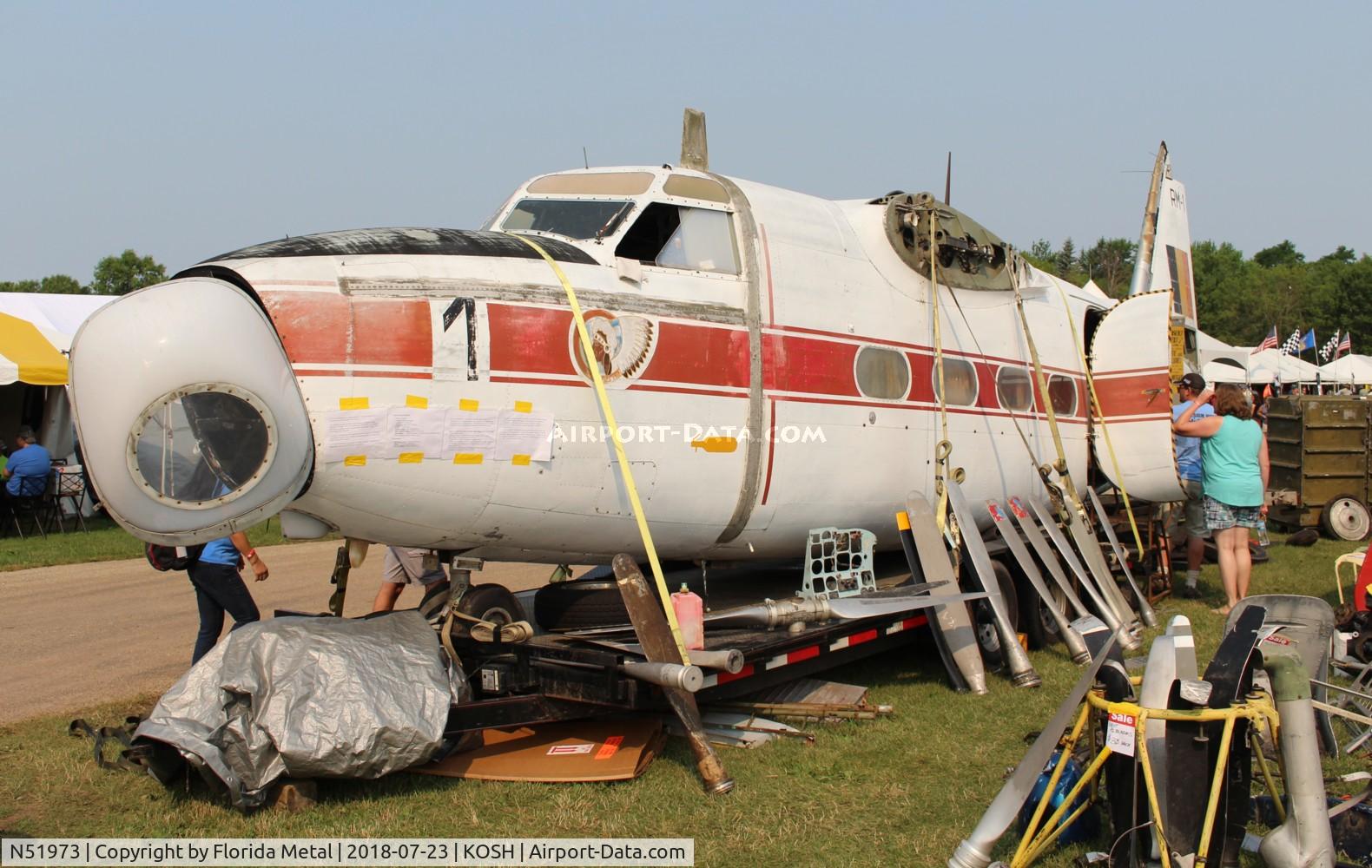 N51973, 1954 Hunting Percival P-66 Pembroke C51 C/N P66-0014, Percival Pembroke P-66