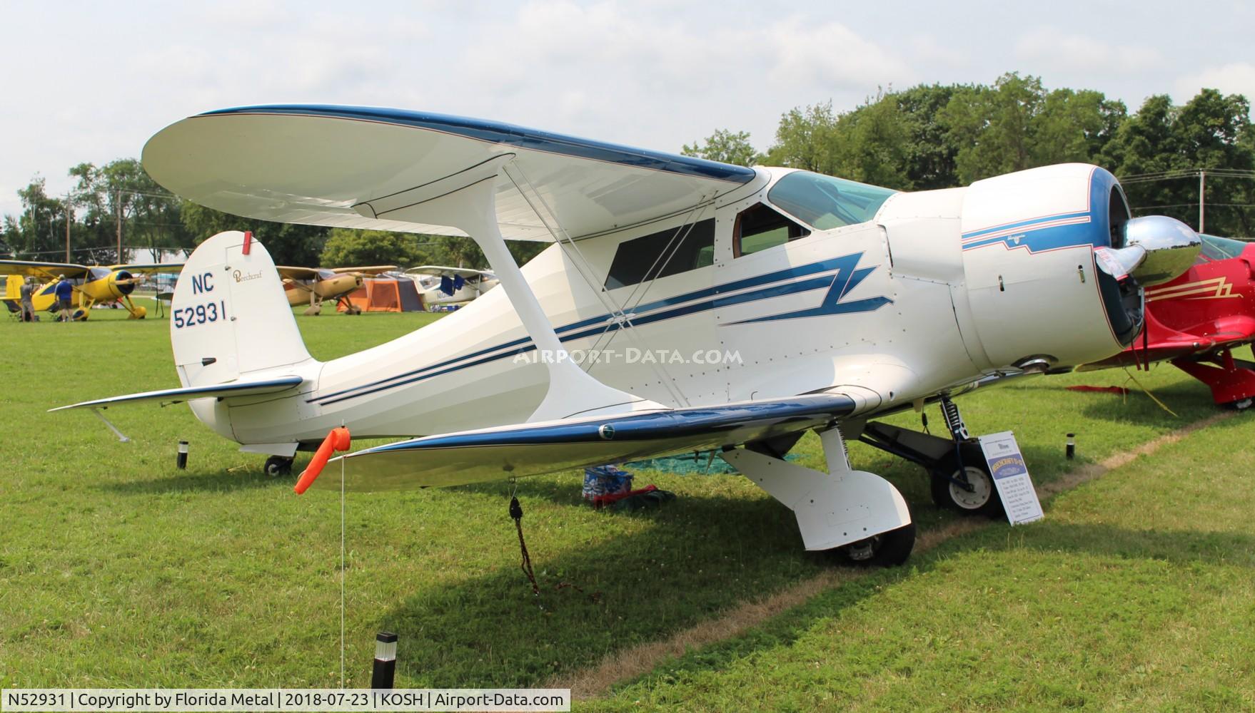 N52931, 1943 Beech D17S Staggerwing C/N 4833, Staggerwing