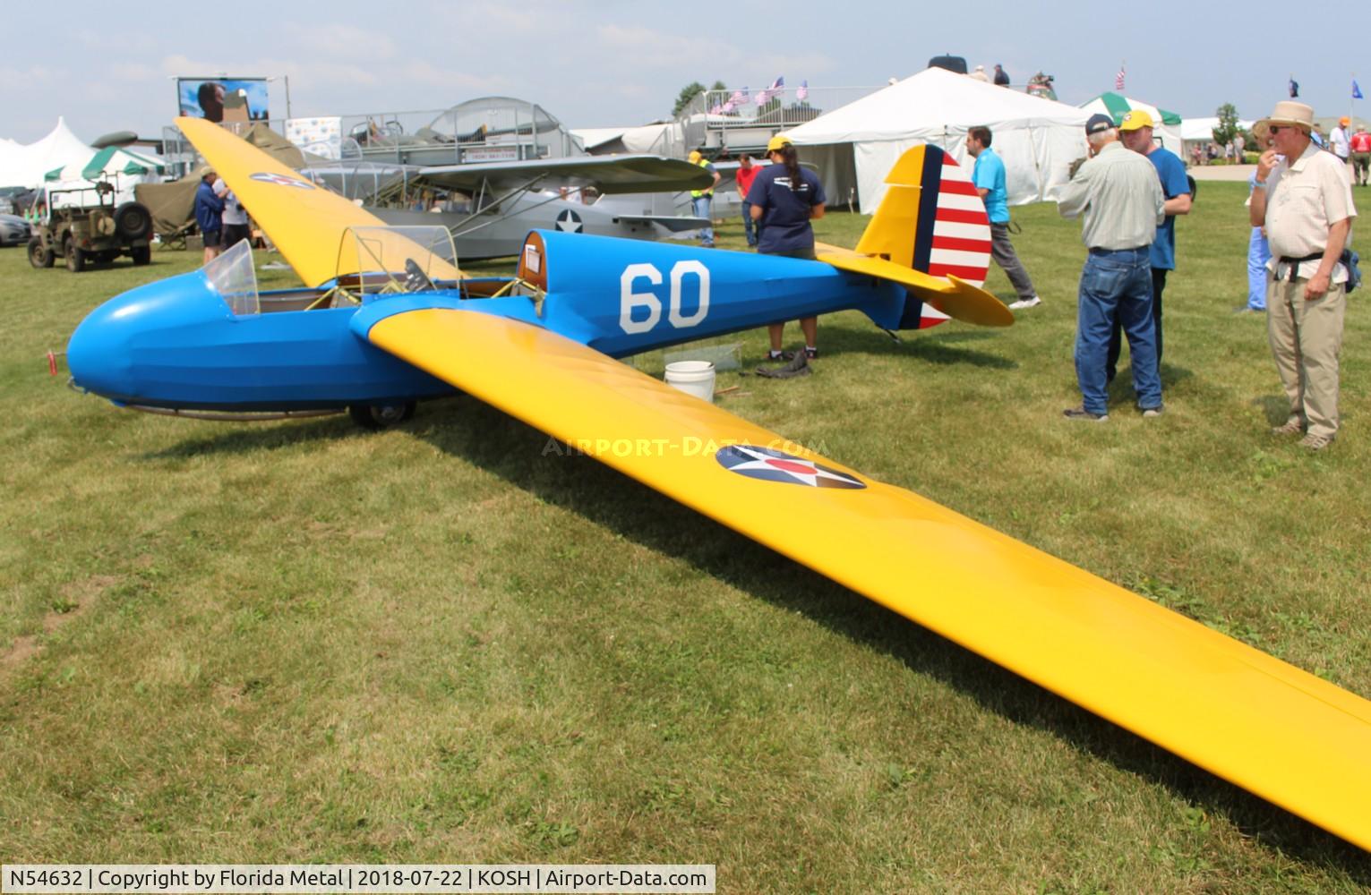 N54632, 1942 Laister-kauffman LK-10A C/N 117, TG-4 Glider