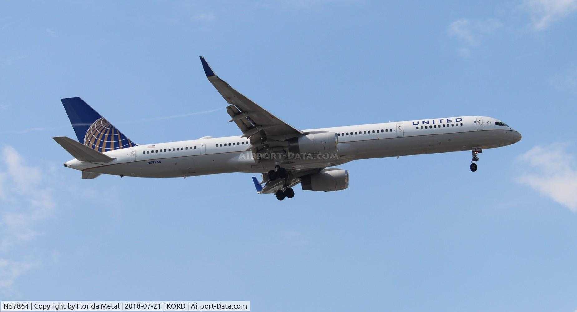 N57864, 2001 Boeing 757-33N C/N 32588, United