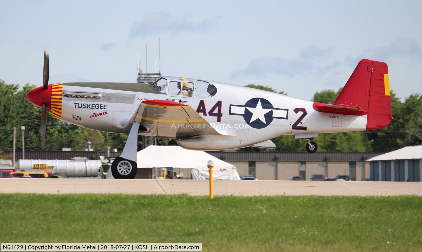 N61429, 1942 North American P-51C Mustang C/N 103-26199, P-51C