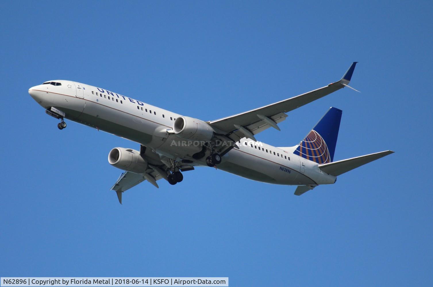 N62896, 2016 Boeing 737-924/ER C/N 62768, United