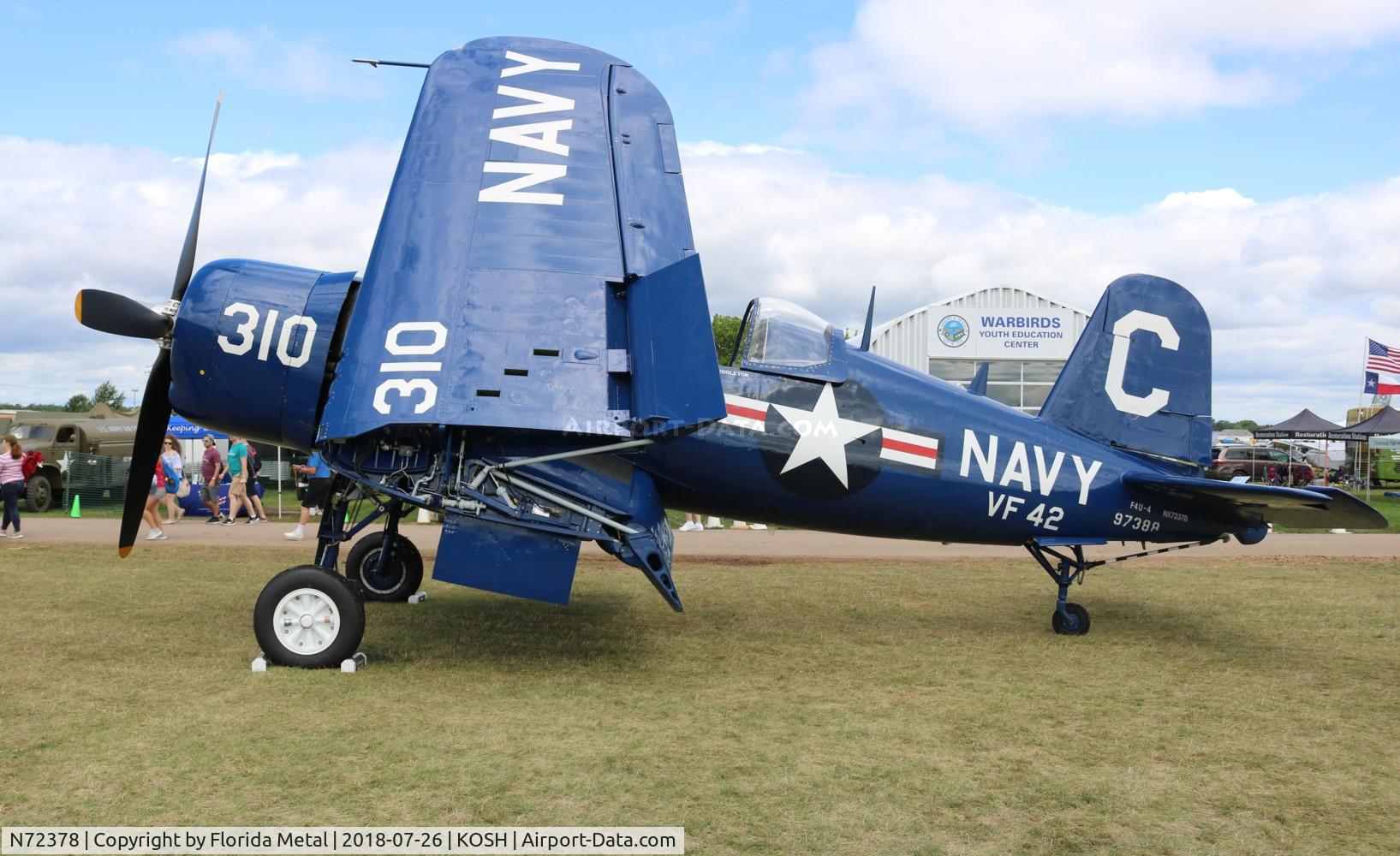 N72378, 1946 Vought F4U-4 Corsair C/N 9542, F4U-4 Corsair