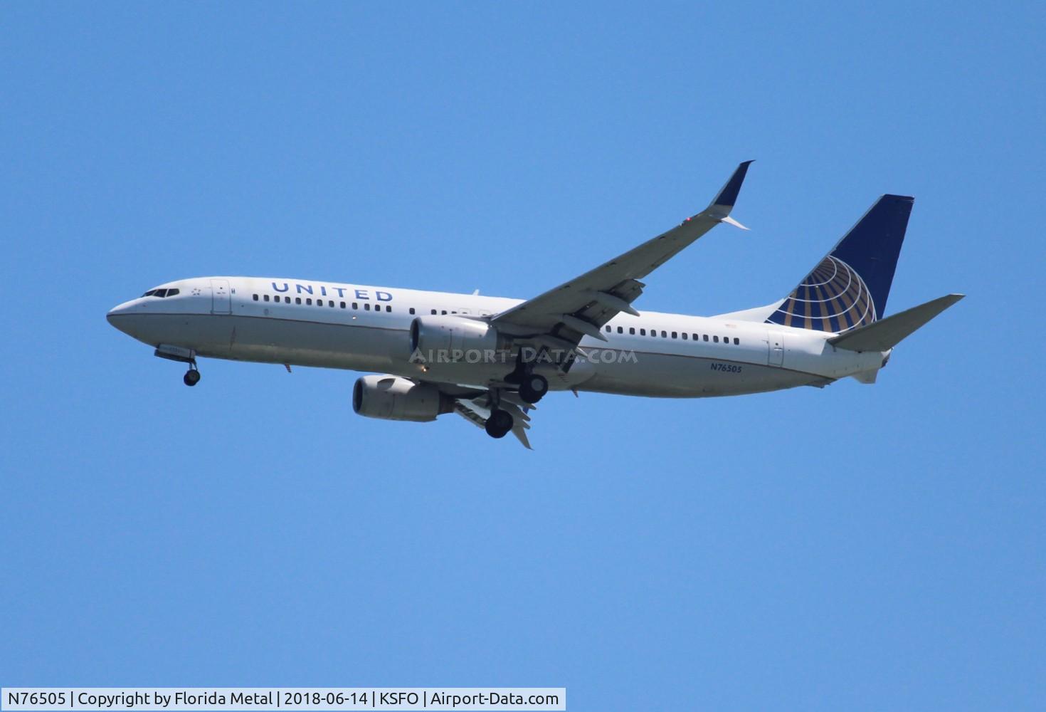 N76505, 2006 Boeing 737-824 C/N 32834, United
